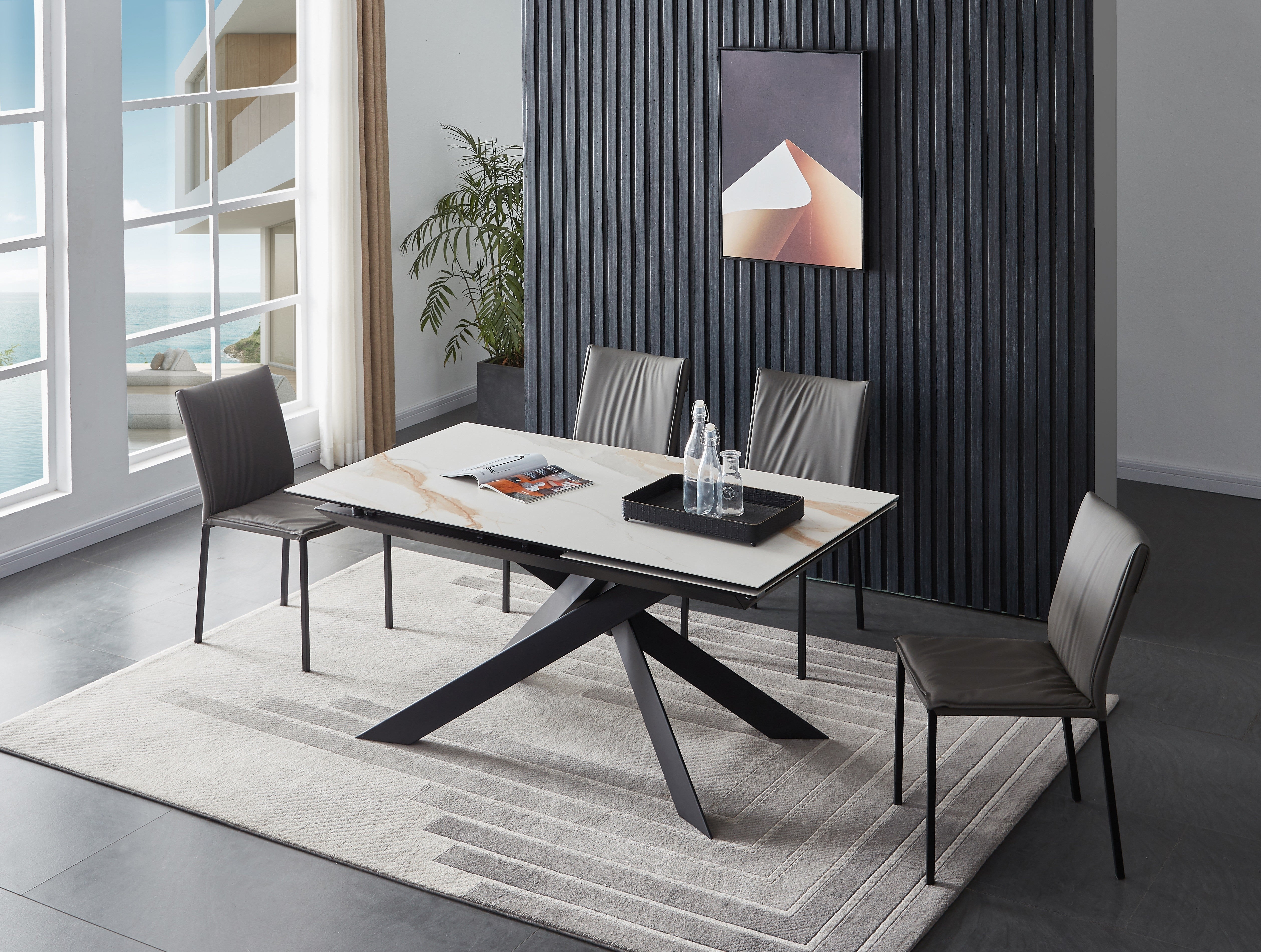 Calcutta Extension Dining Table J&M