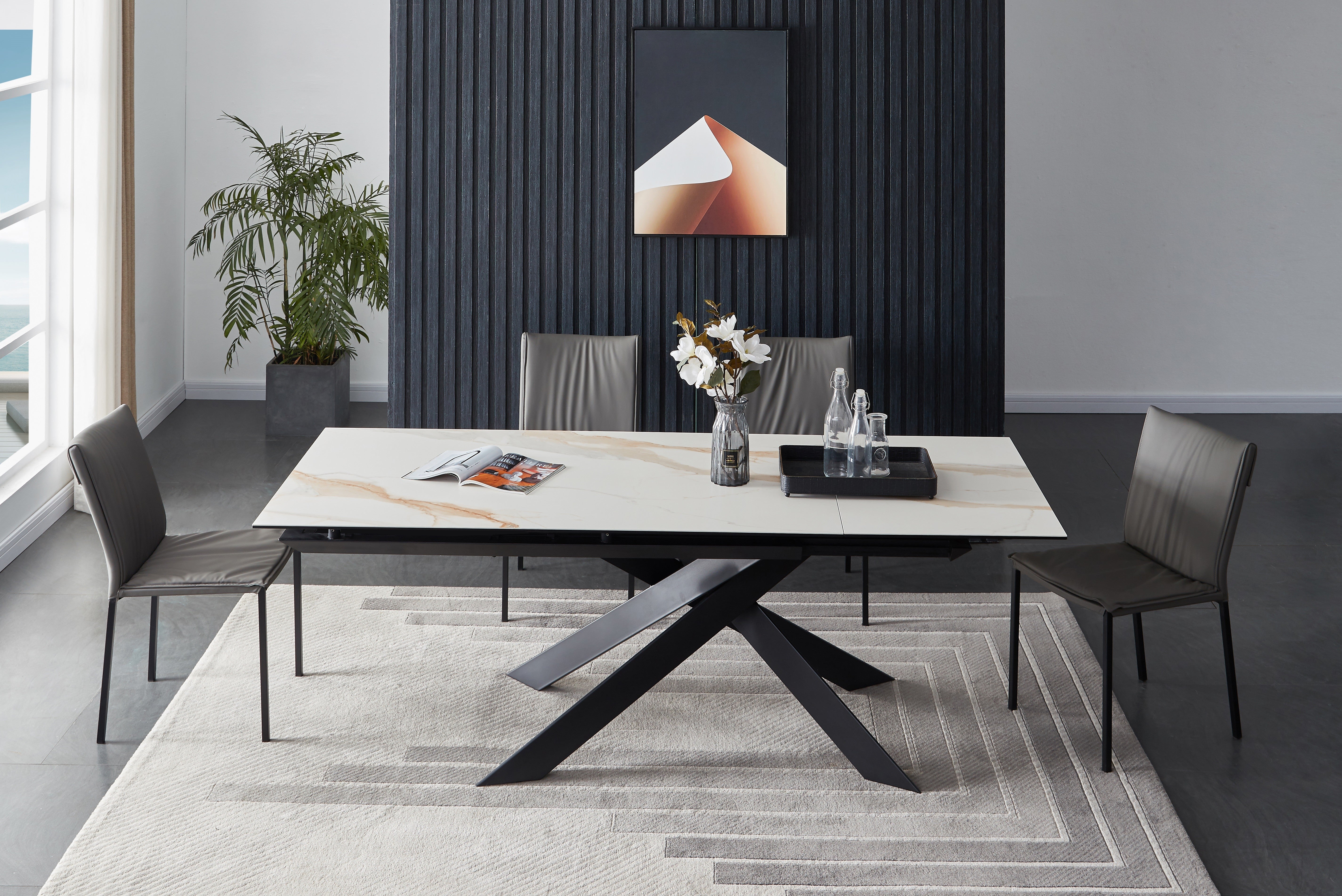 Calcutta Extension Dining Table J&M