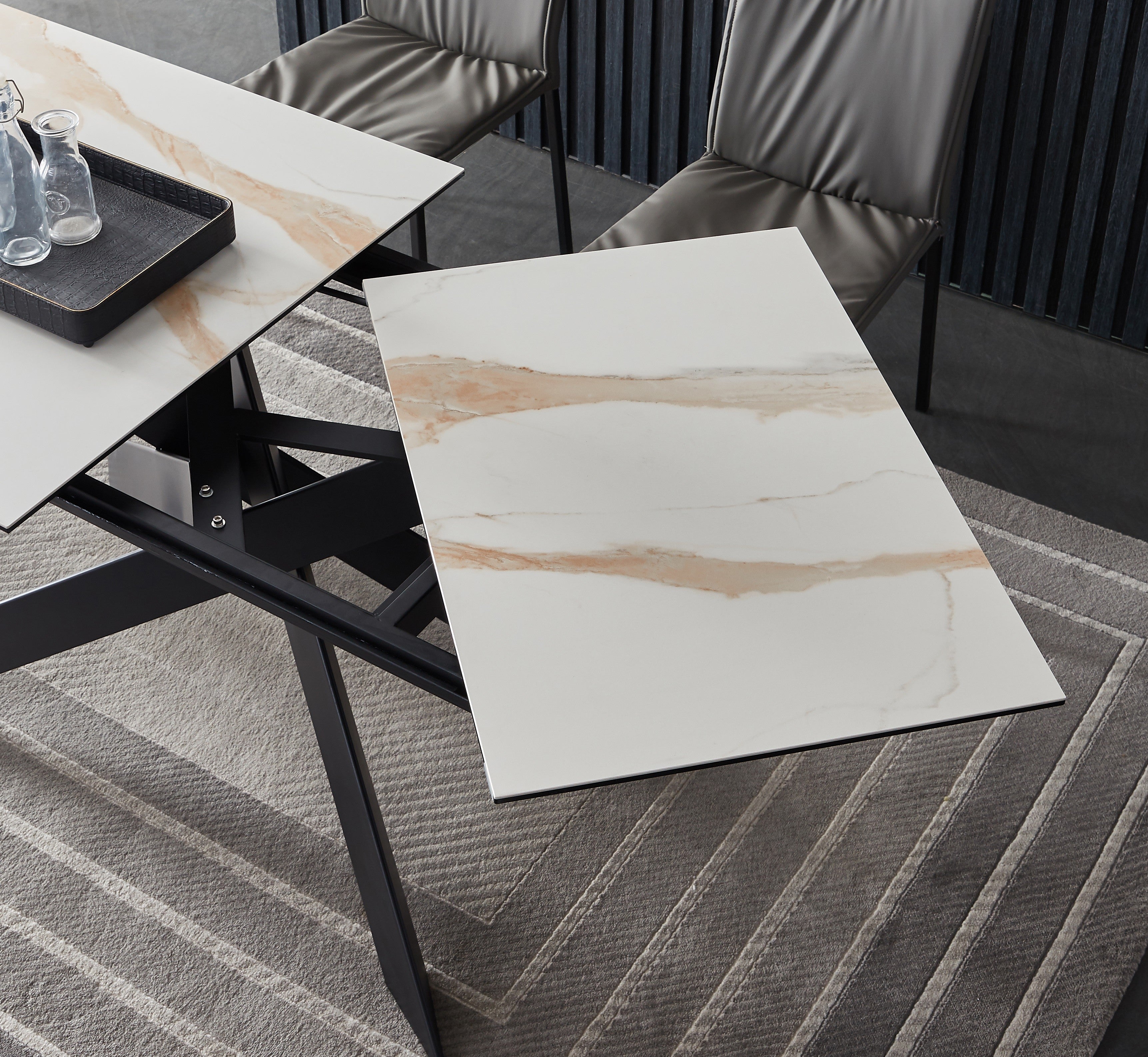 Calcutta Extension Dining Table J&M