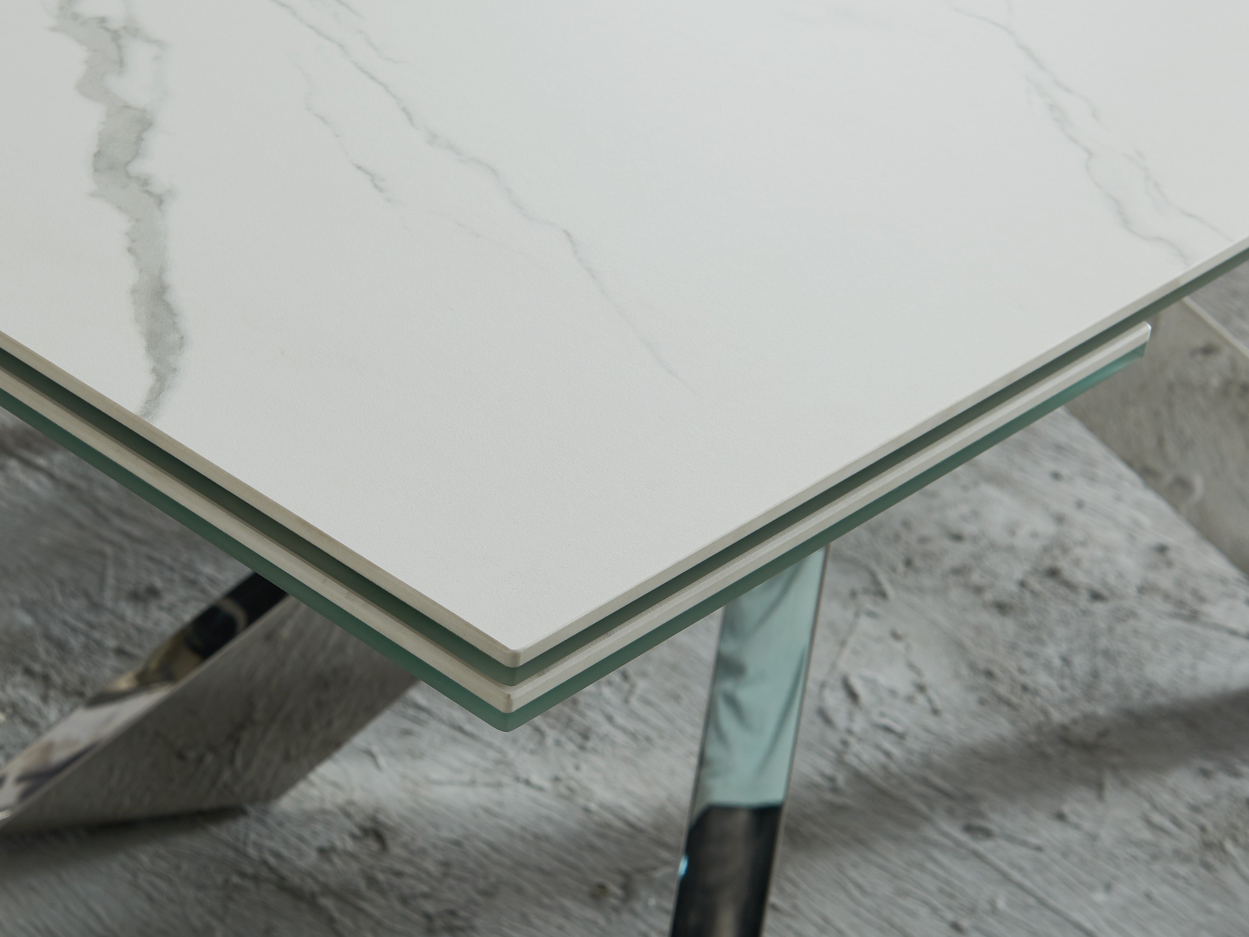 Carrara Extension Dining Table J&M