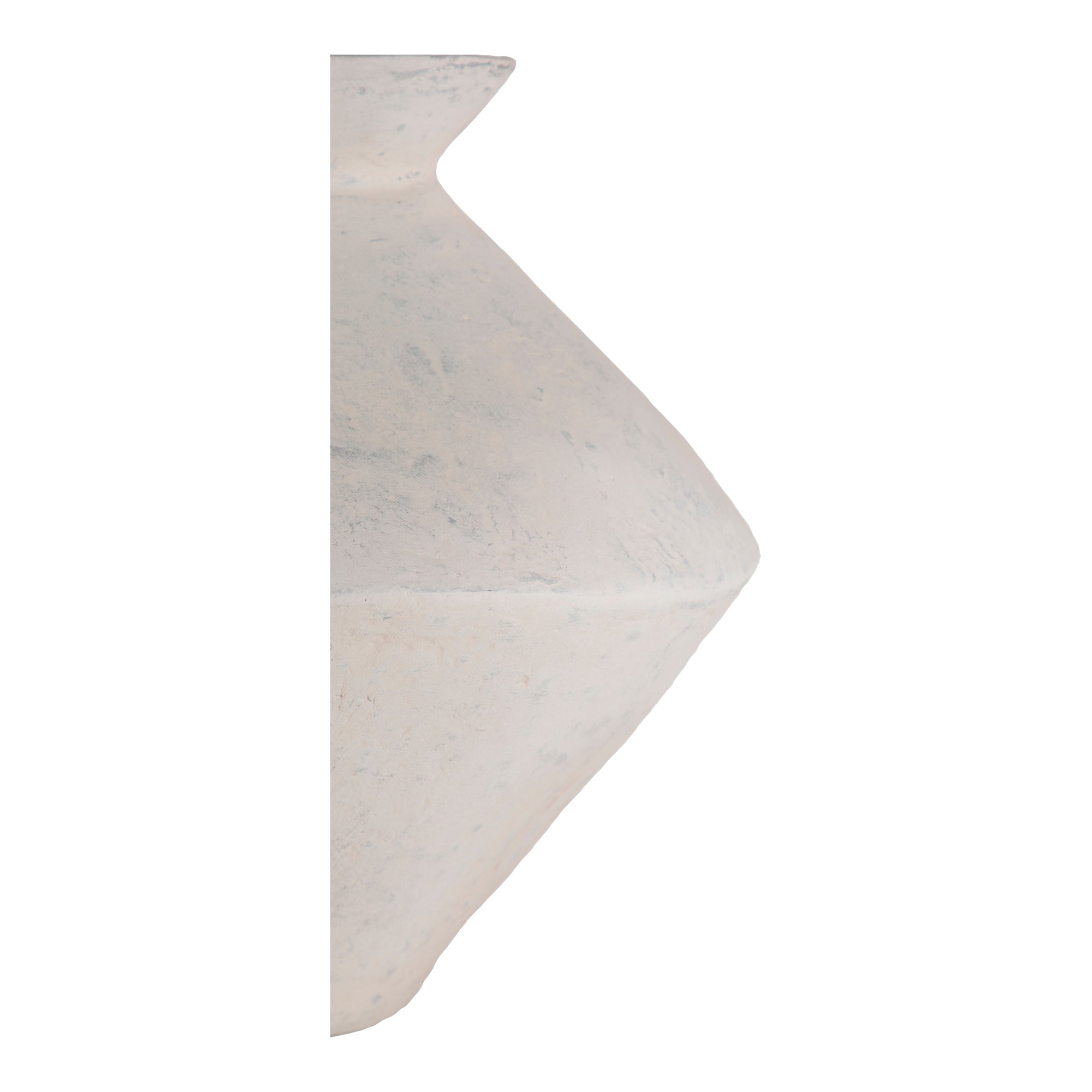 Raja Medium Decorative Vessel White - Moes Home