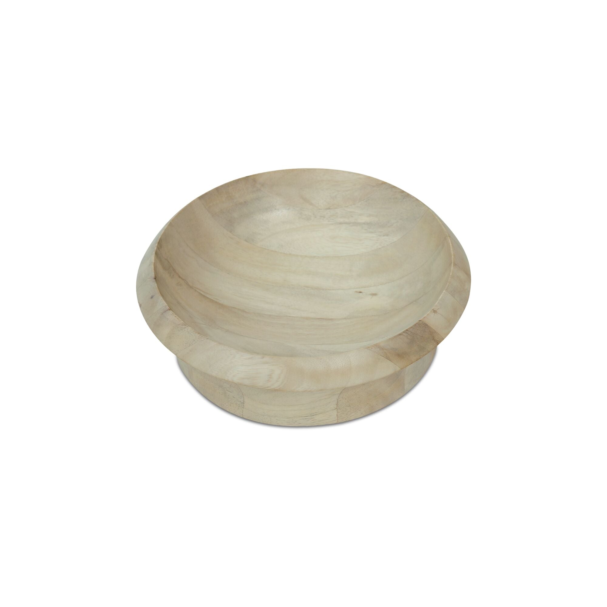 Olen Bowl White Wash - Moes Home