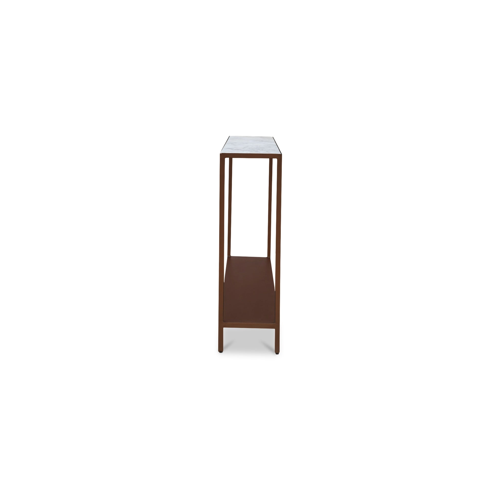 Bottego Console Table Antique Copper - Moes Home