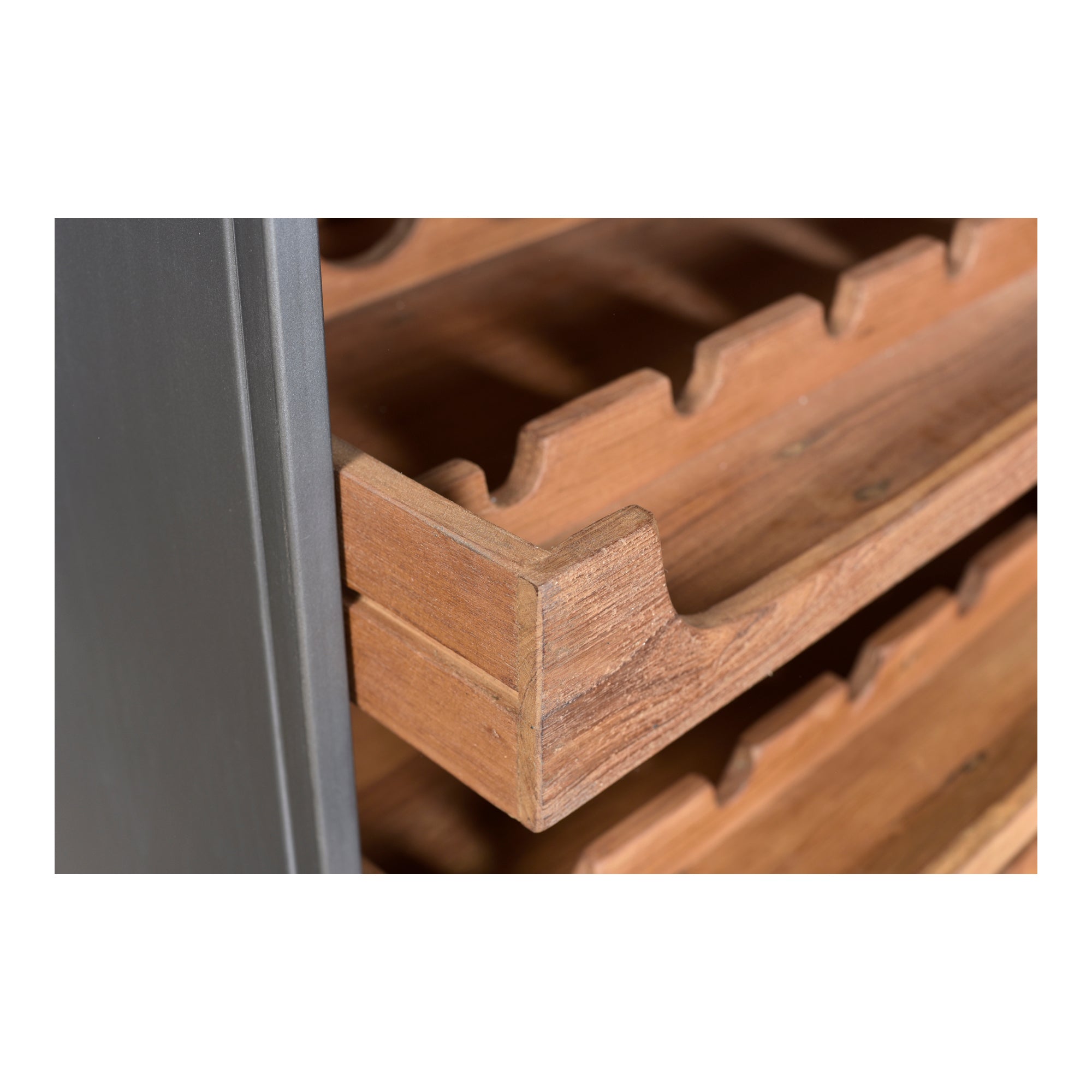 Chefs Teak Wine Bar Natural - Moes Home