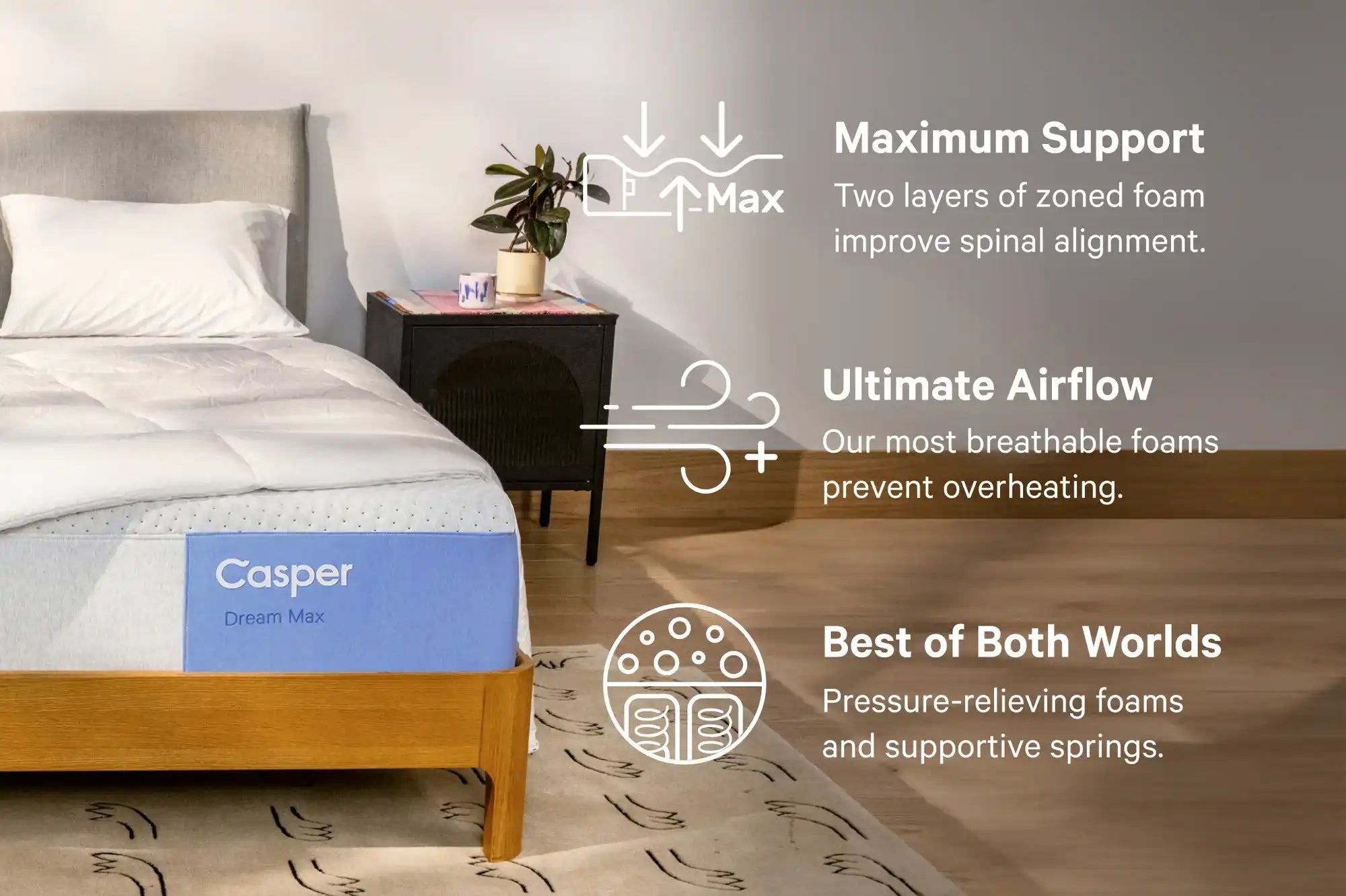 Casper Dream Max Hybrid Mattress - Best Buy Furniture