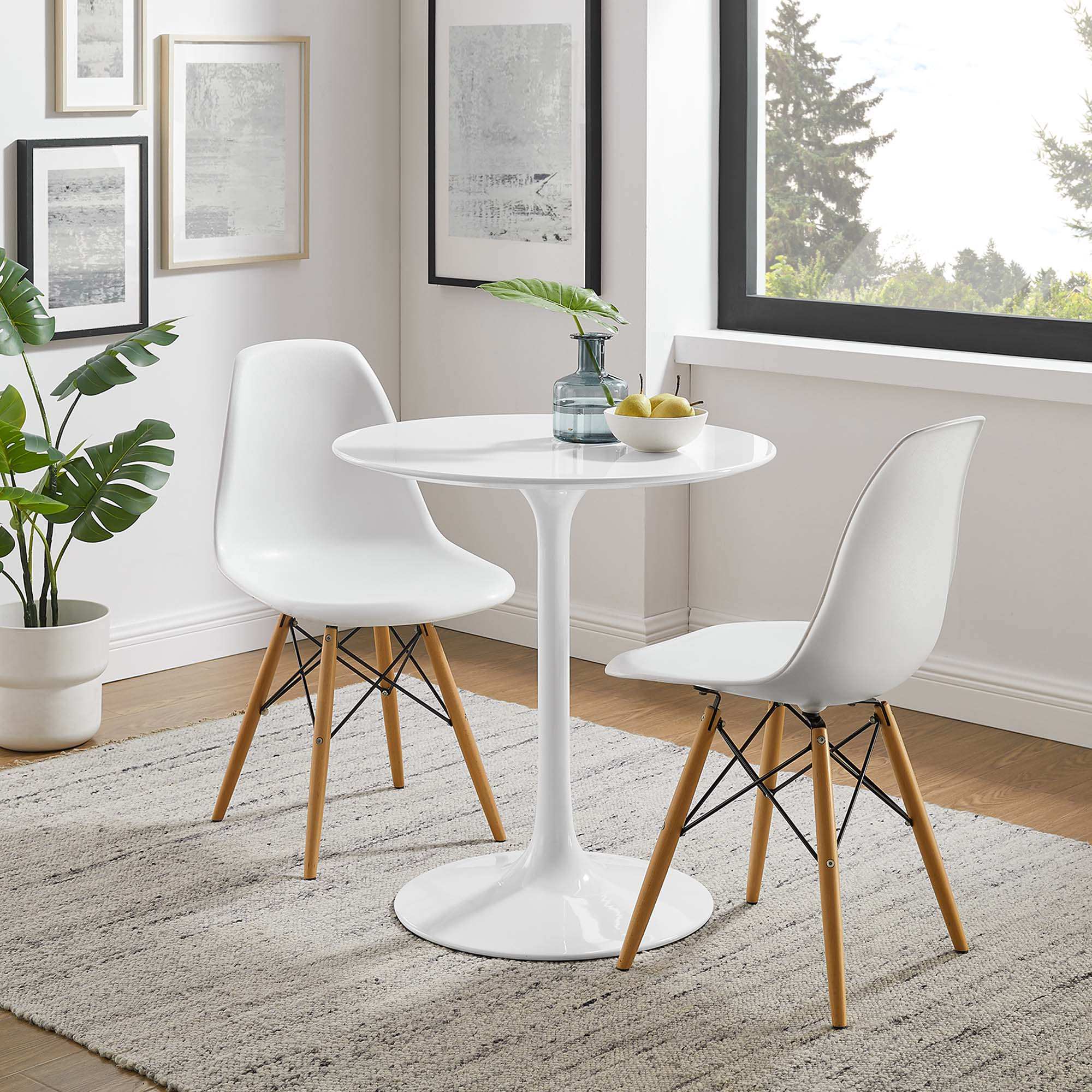Lippa 28" Round Wood Dining Table by Modway - Best Buy Furniture