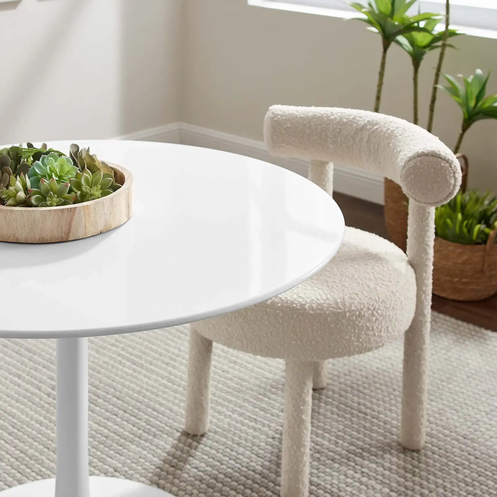Lippa 40" Round Wood Dining Table by Modway - Best Buy Furniture