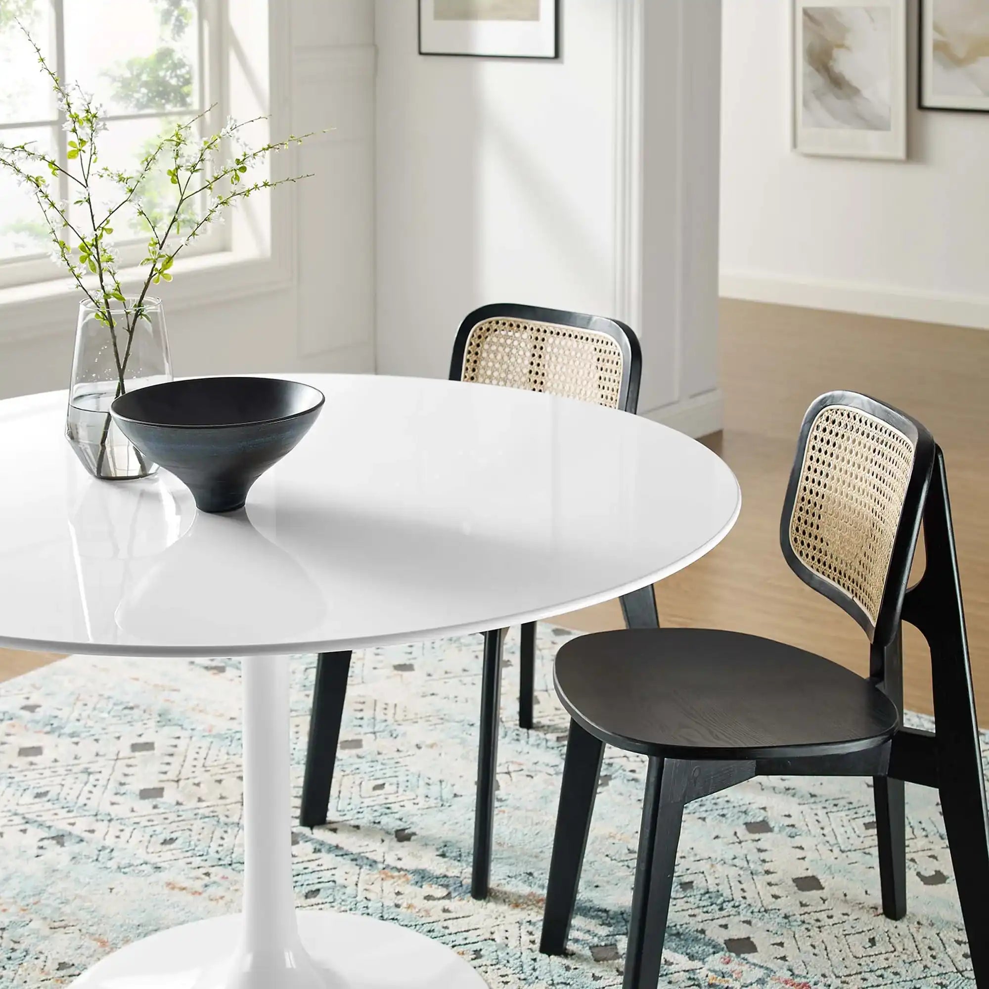 Lippa 48" Round Wood Dining Table by Modway - Best Buy Furniture