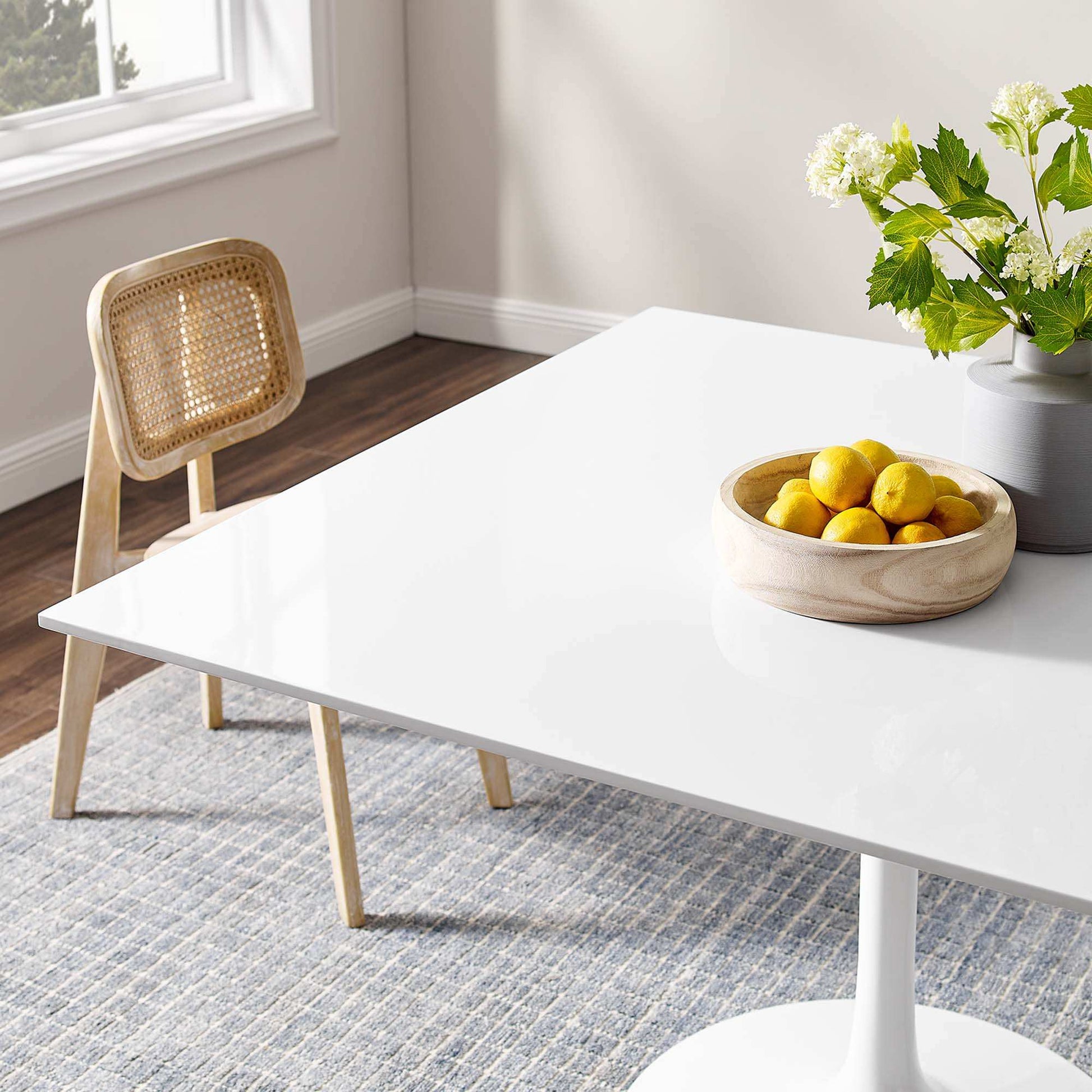 Lippa 48" Square Wood Dining Table by Modway - Best Buy Furniture