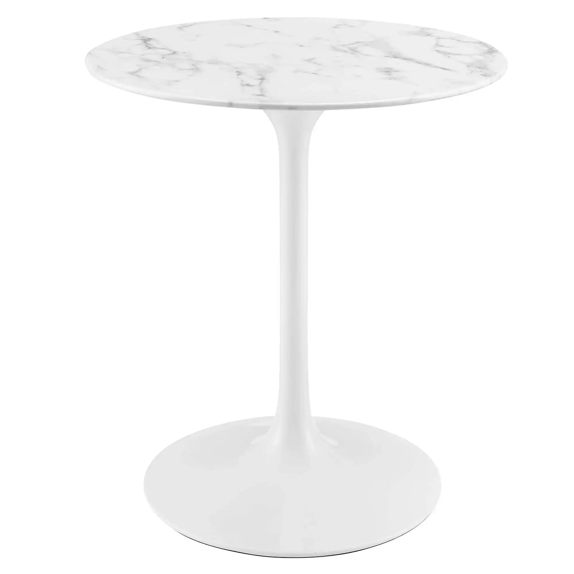 Lippa 28" Round Faux Marble Dining Table by Modway - Best Buy Furniture