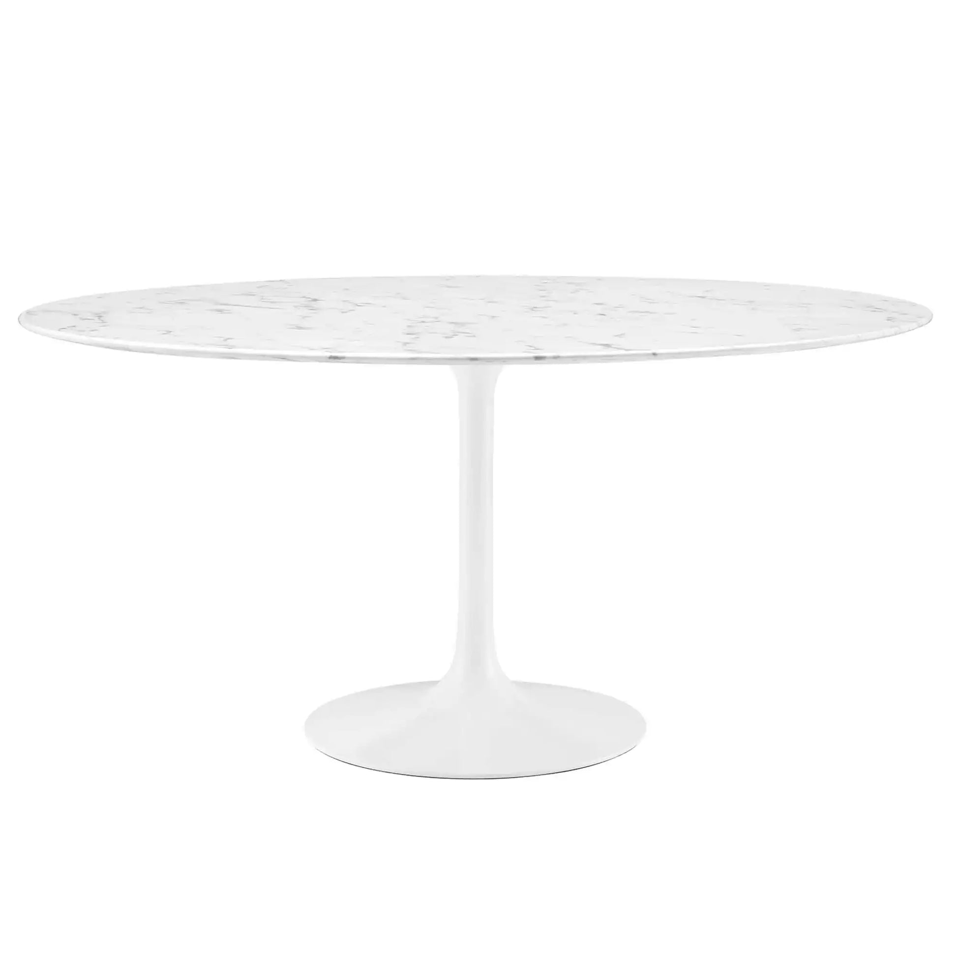Lippa 60" Round Faux Marble Dining Table by Modway - Best Buy Furniture