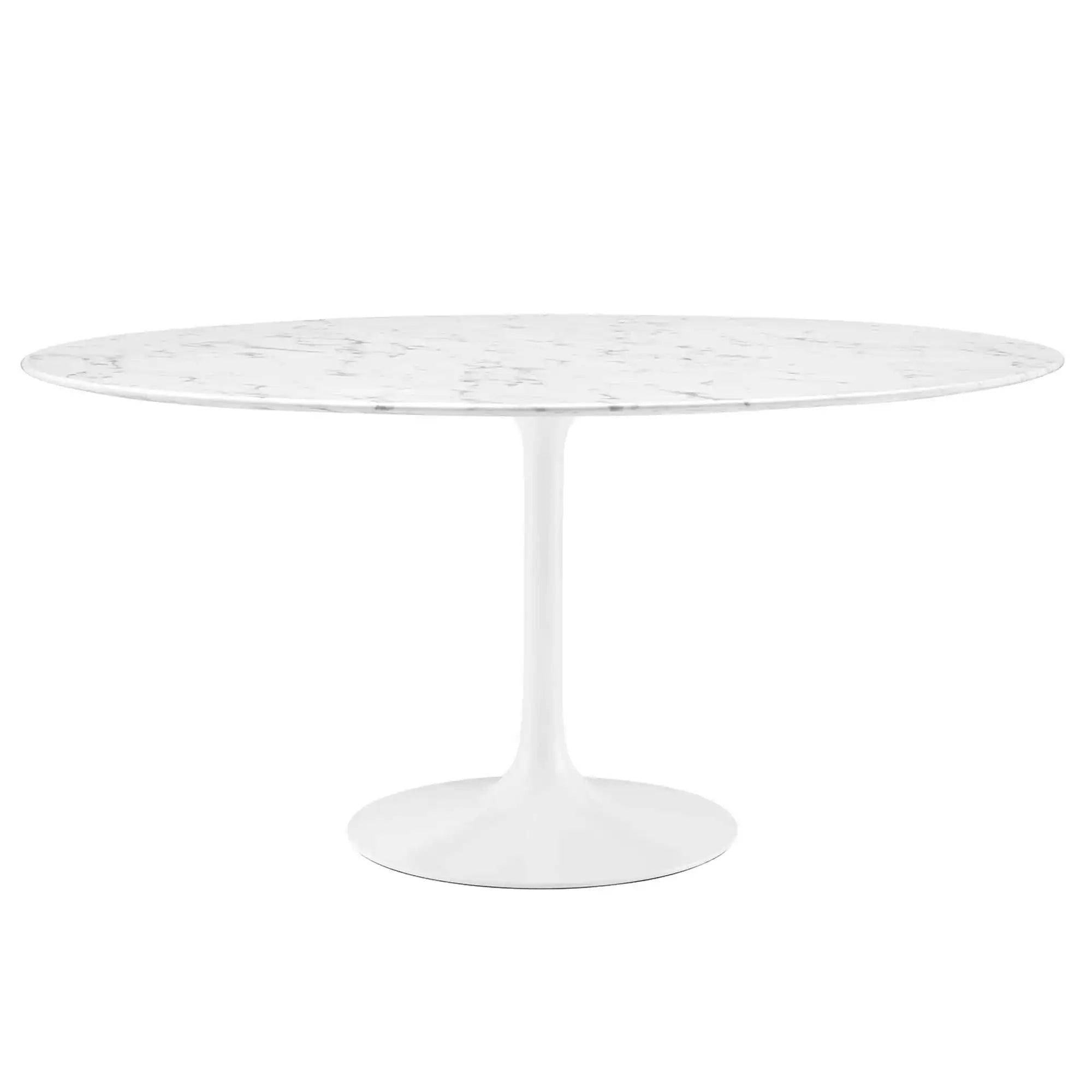 Lippa 60" Round Faux Marble Dining Table by Modway - Best Buy Furniture