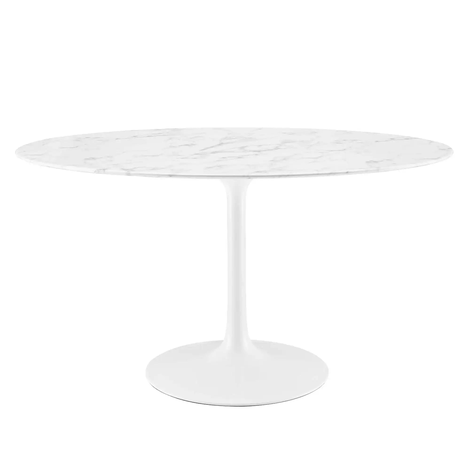 Lippa 54" Oval Faux Marble Dining Table by Modway - Best Buy Furniture
