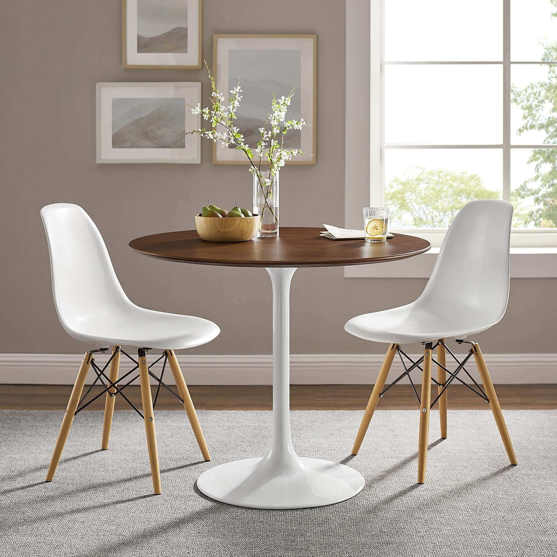 Lippa 36" Round Wood Dining Table by Modway - Best Buy Furniture