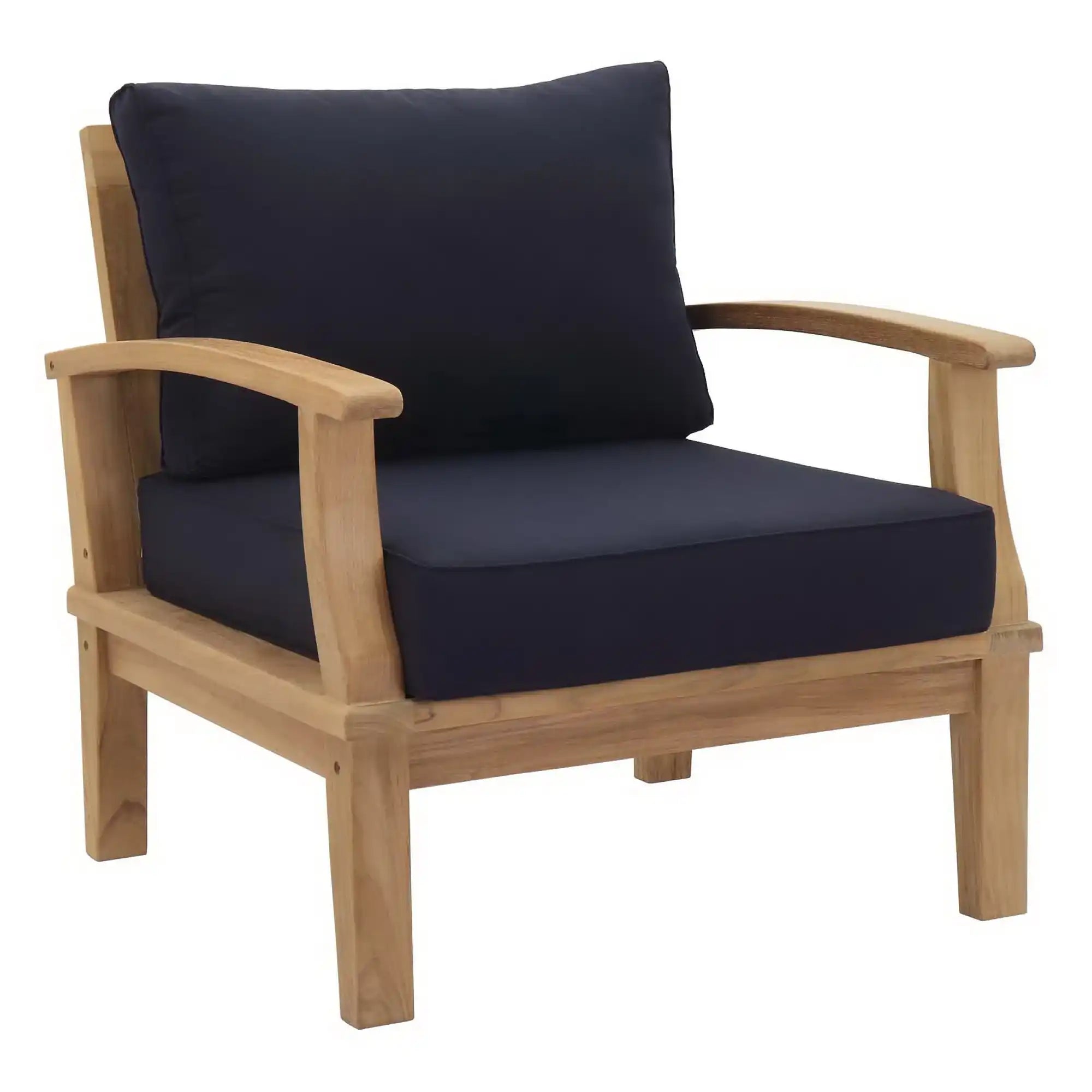 Marina Outdoor Patio Teak Armchair by Modway - Best Buy Furniture