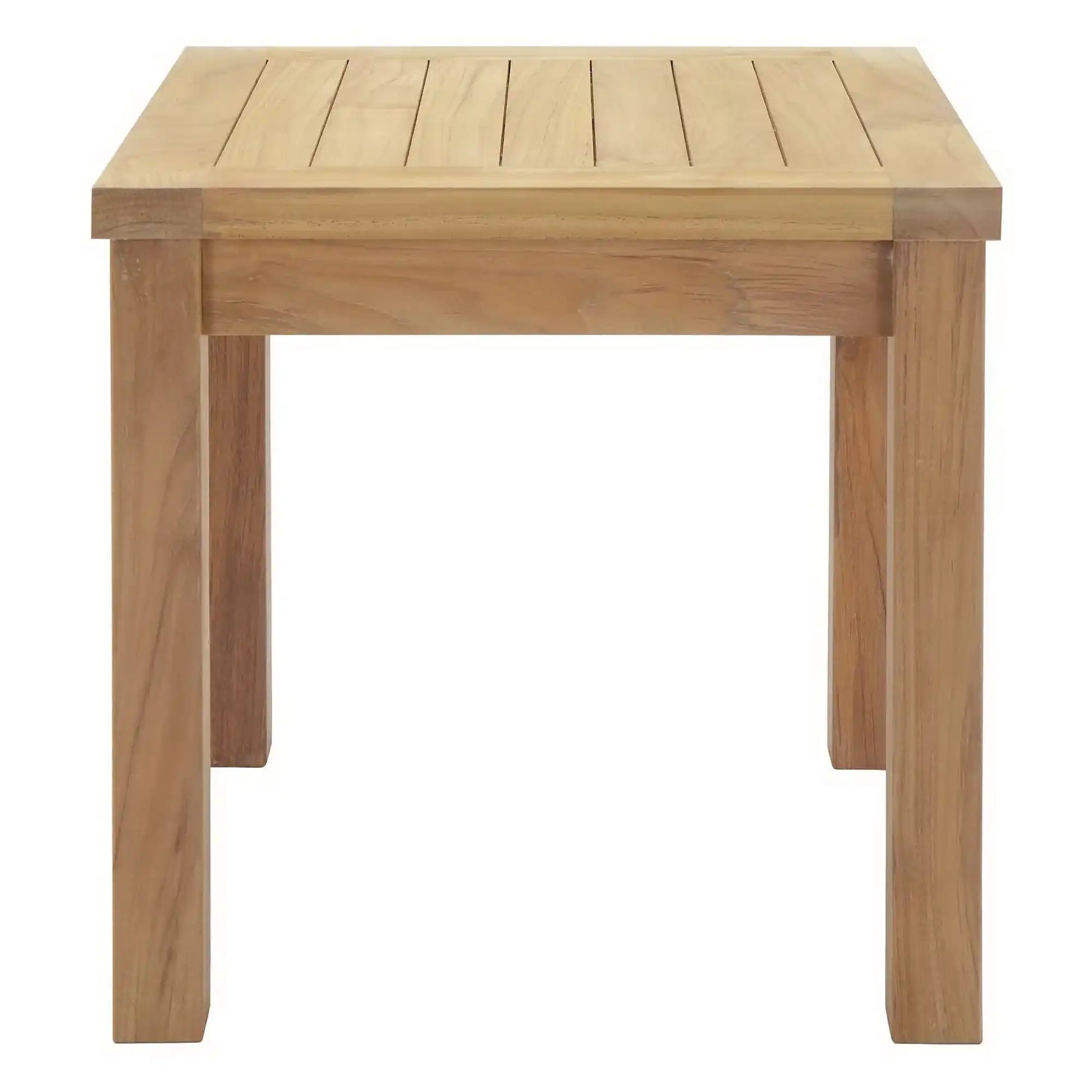 Marina Outdoor Patio Teak Side Table by Modway - Best Buy Furniture
