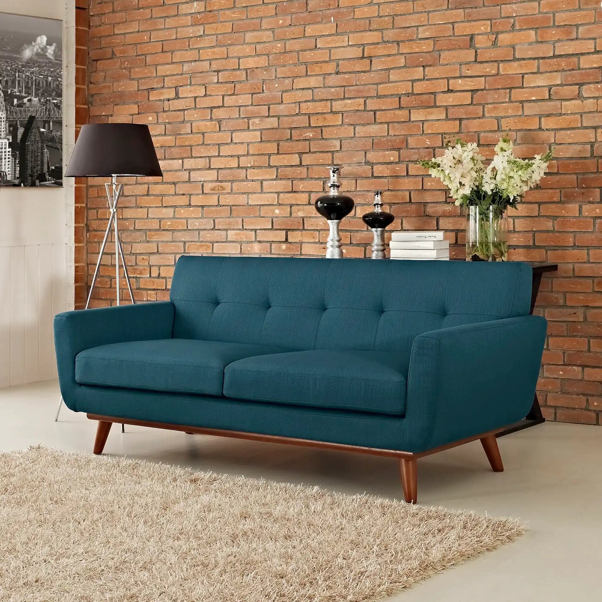 Engage Upholstered Fabric Loveseat by Modway - Best Buy Furniture