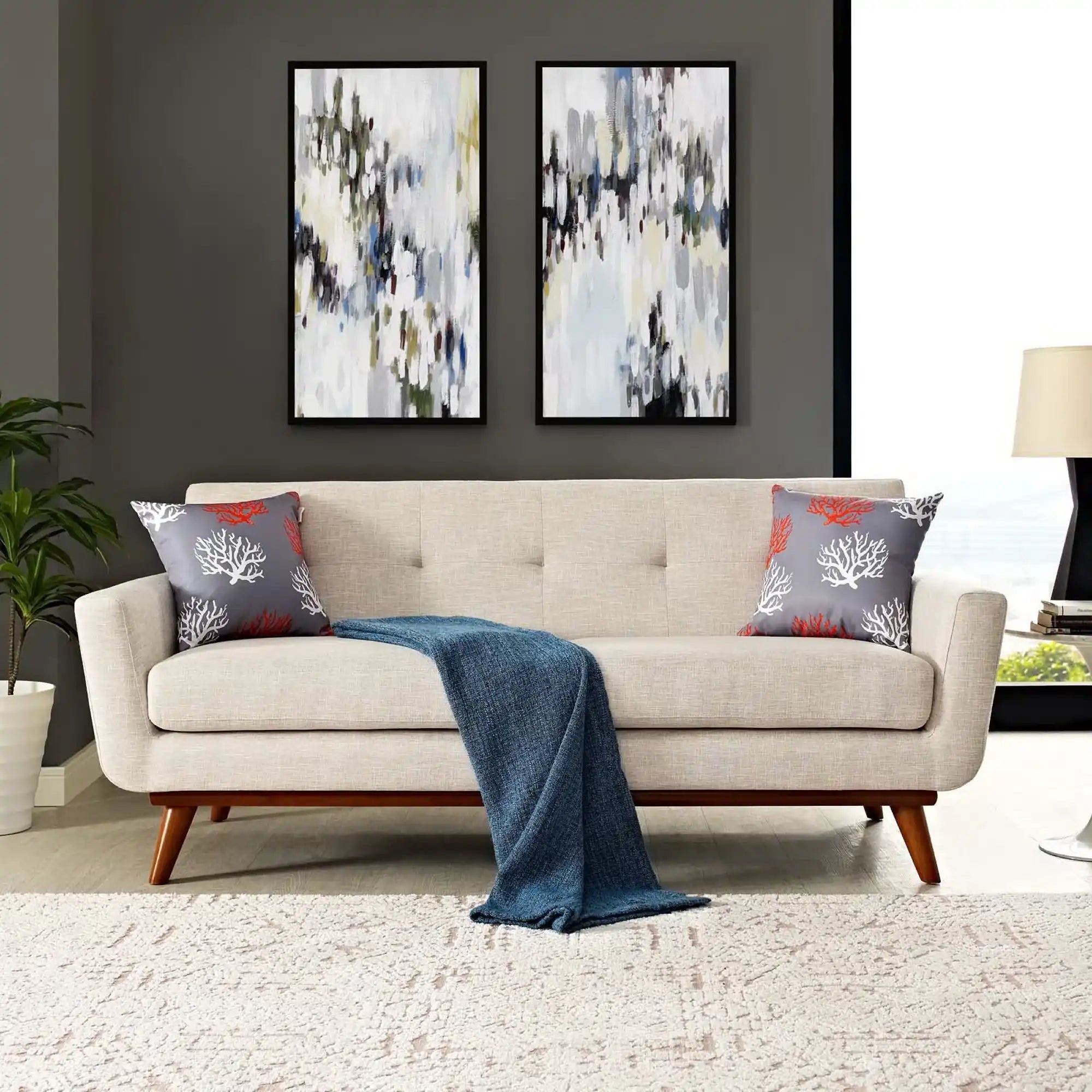 Engage Upholstered Fabric Loveseat by Modway - Best Buy Furniture