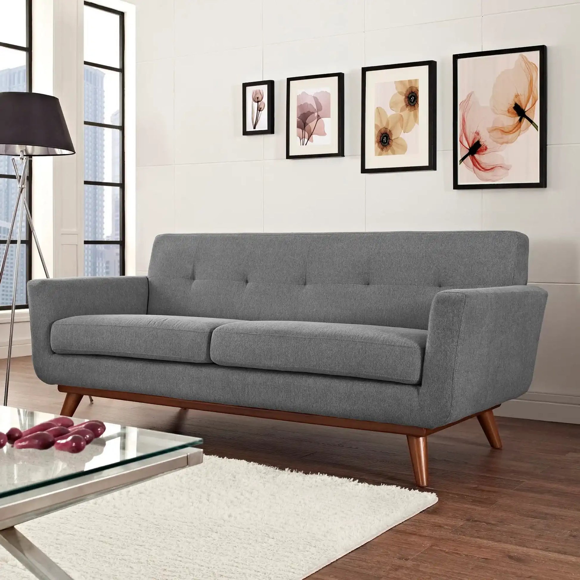 Engage Upholstered Fabric Loveseat by Modway - Best Buy Furniture