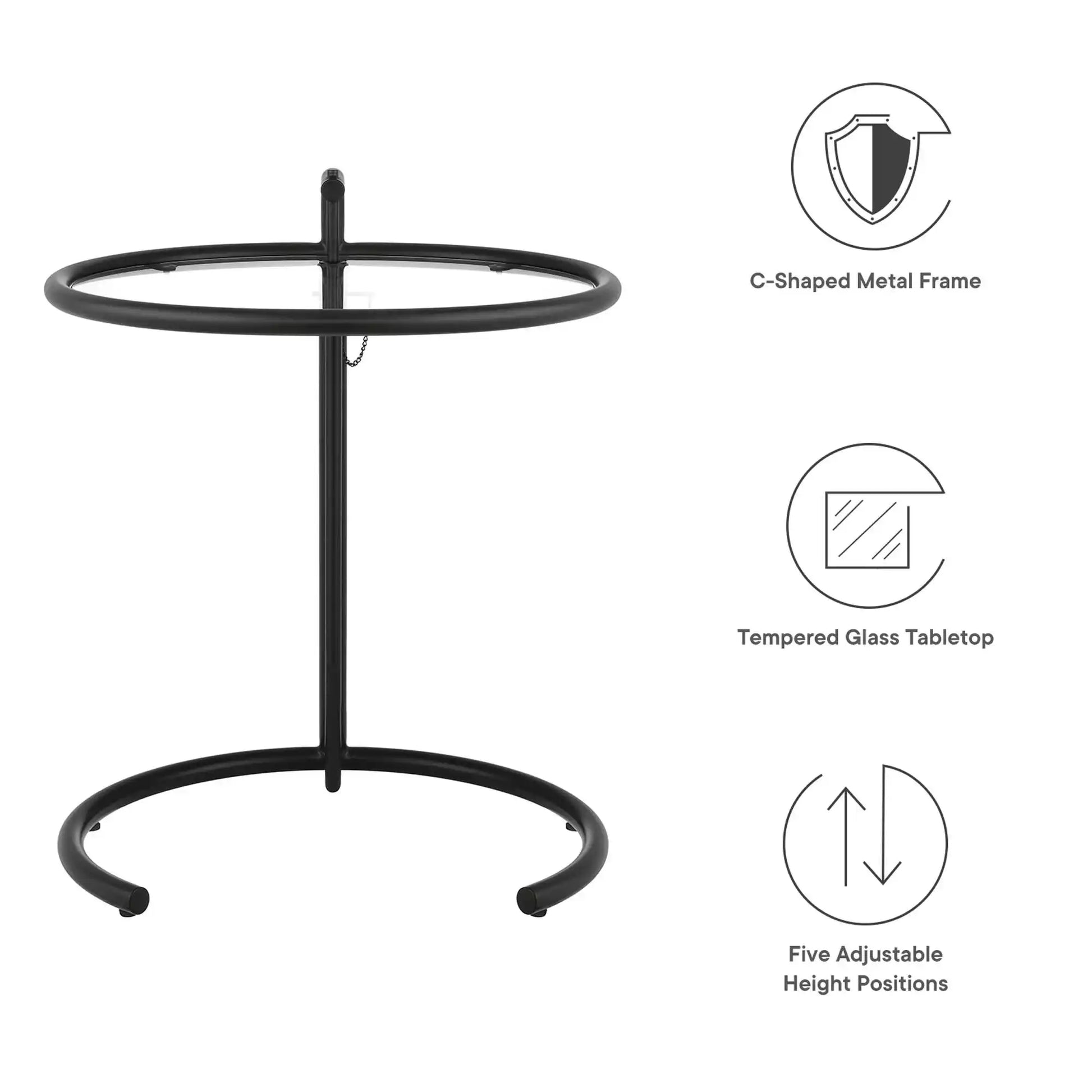 Eileen Gray Metal Side Table by Modway - Best Buy Furniture
