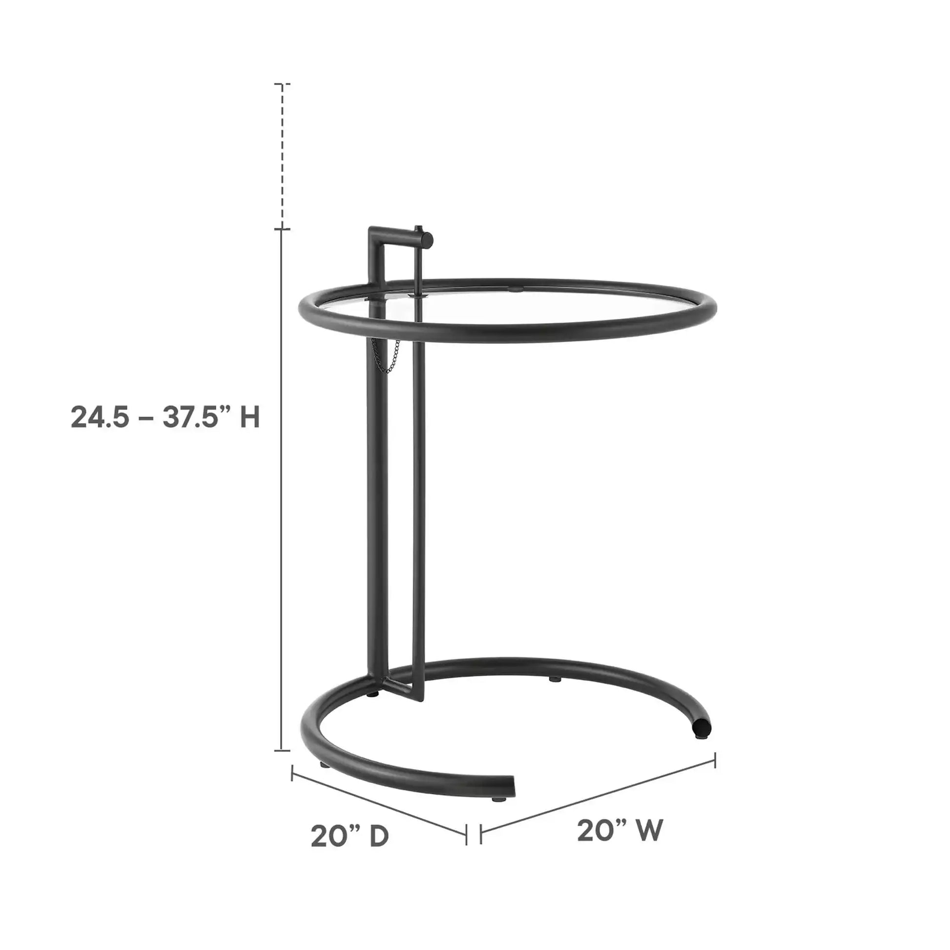 Eileen Gray Metal Side Table by Modway - Best Buy Furniture