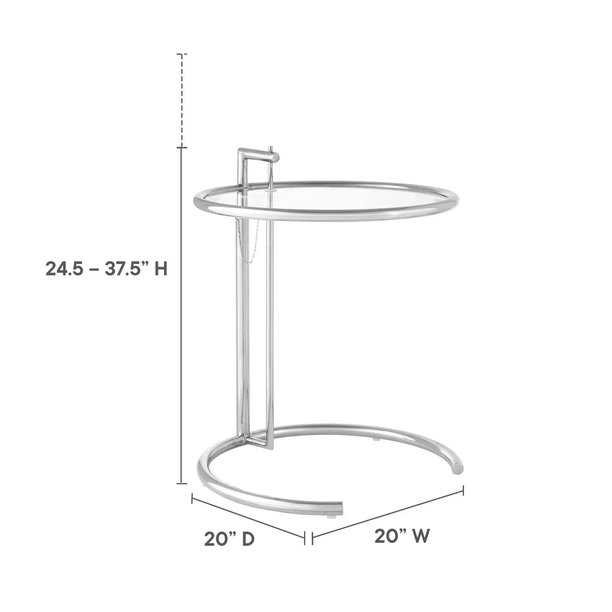 Eileen Gray Metal Side Table by Modway - Best Buy Furniture