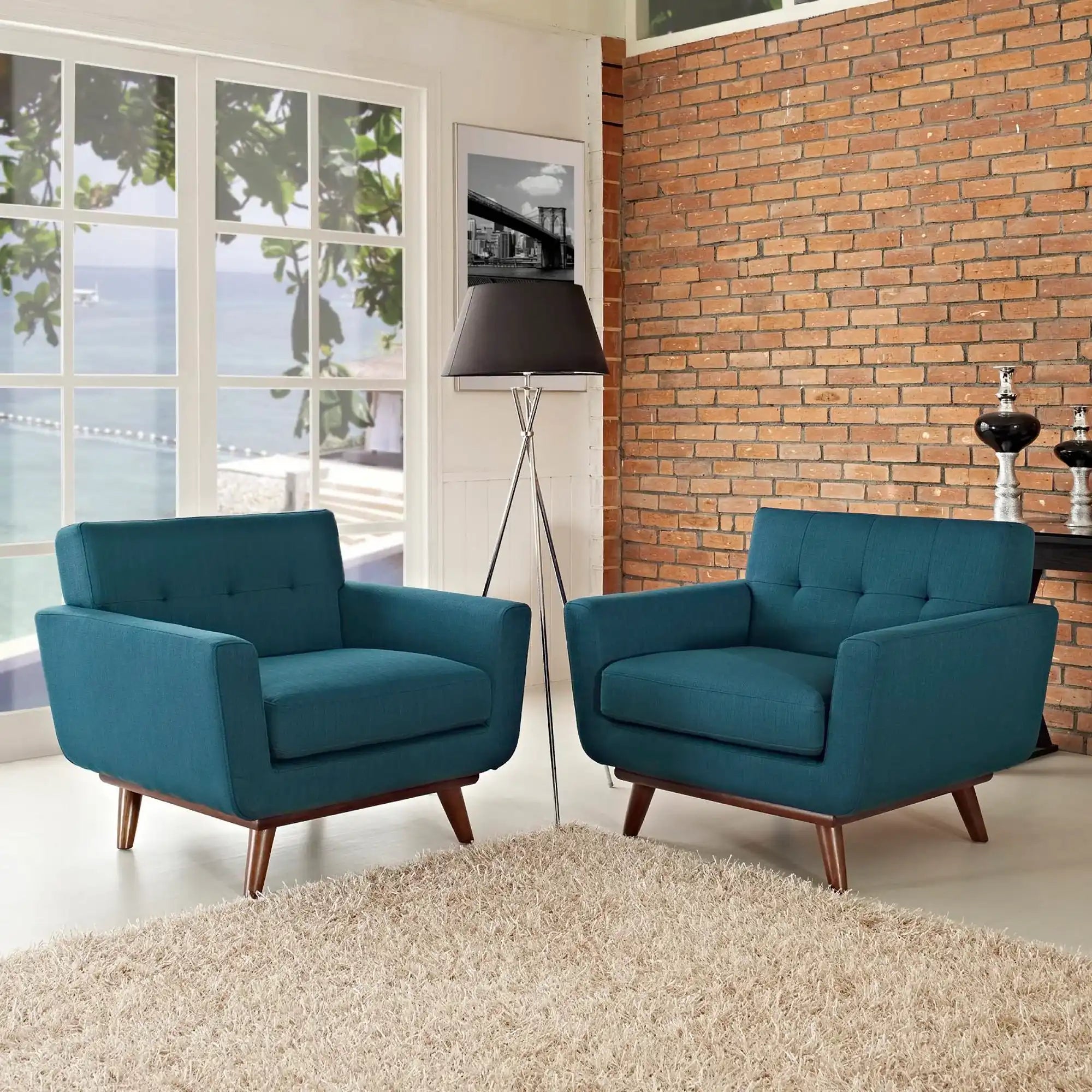 Engage Wood Armchair Set of 2 by Modway - Best Buy Furniture