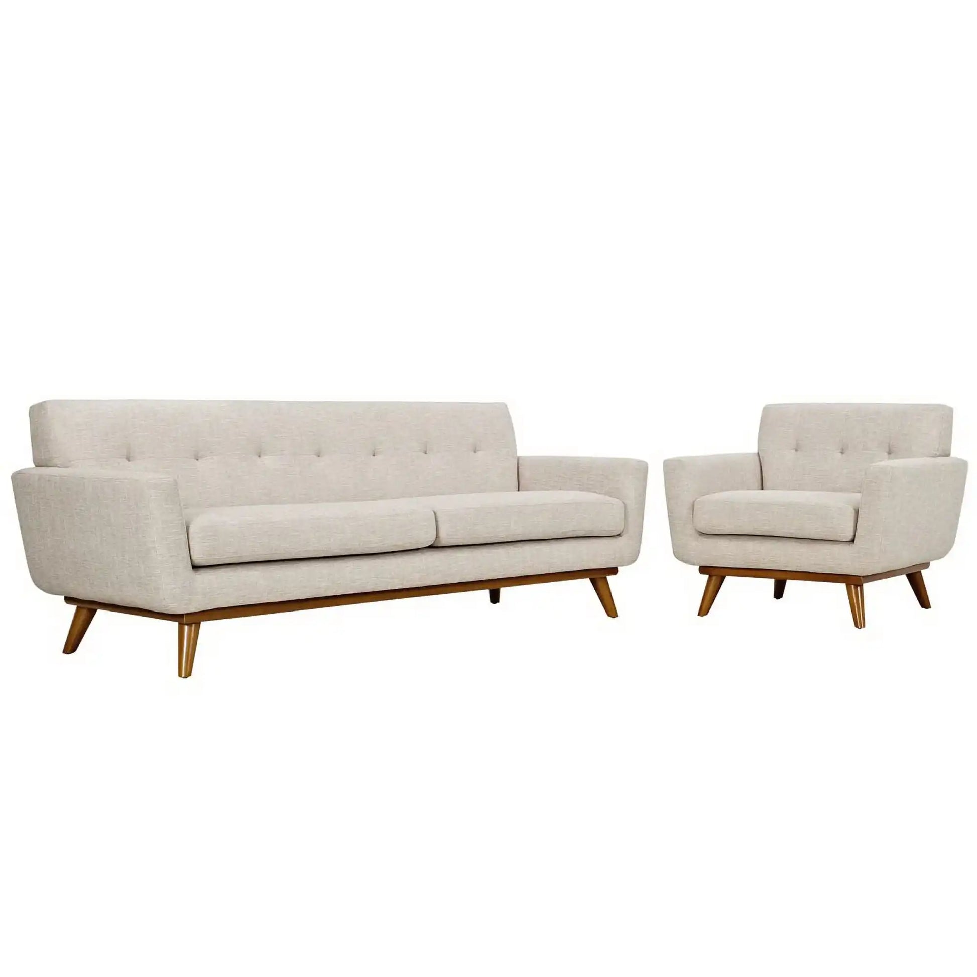 Engage Armchair and Sofa Set of 2 by Modway - Best Buy Furniture