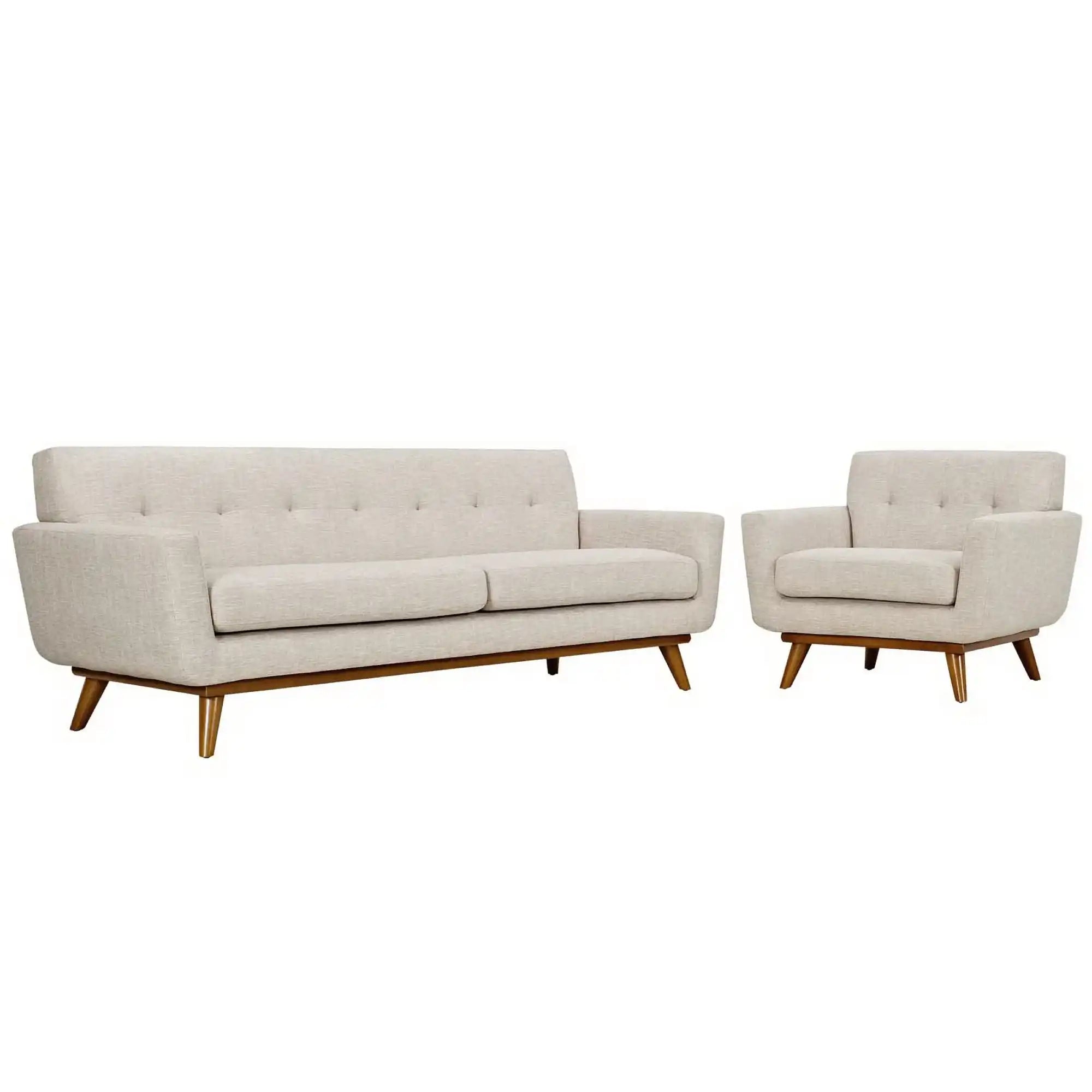 Engage Armchair and Sofa Set of 2 by Modway - Best Buy Furniture