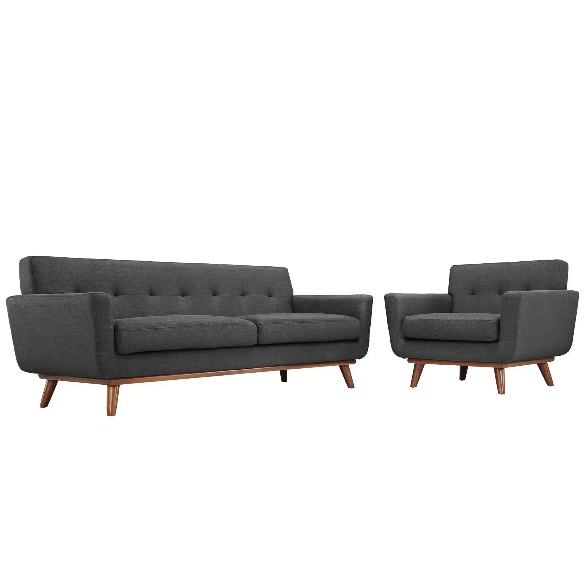 Engage Armchair and Sofa Set of 2 by Modway - Best Buy Furniture