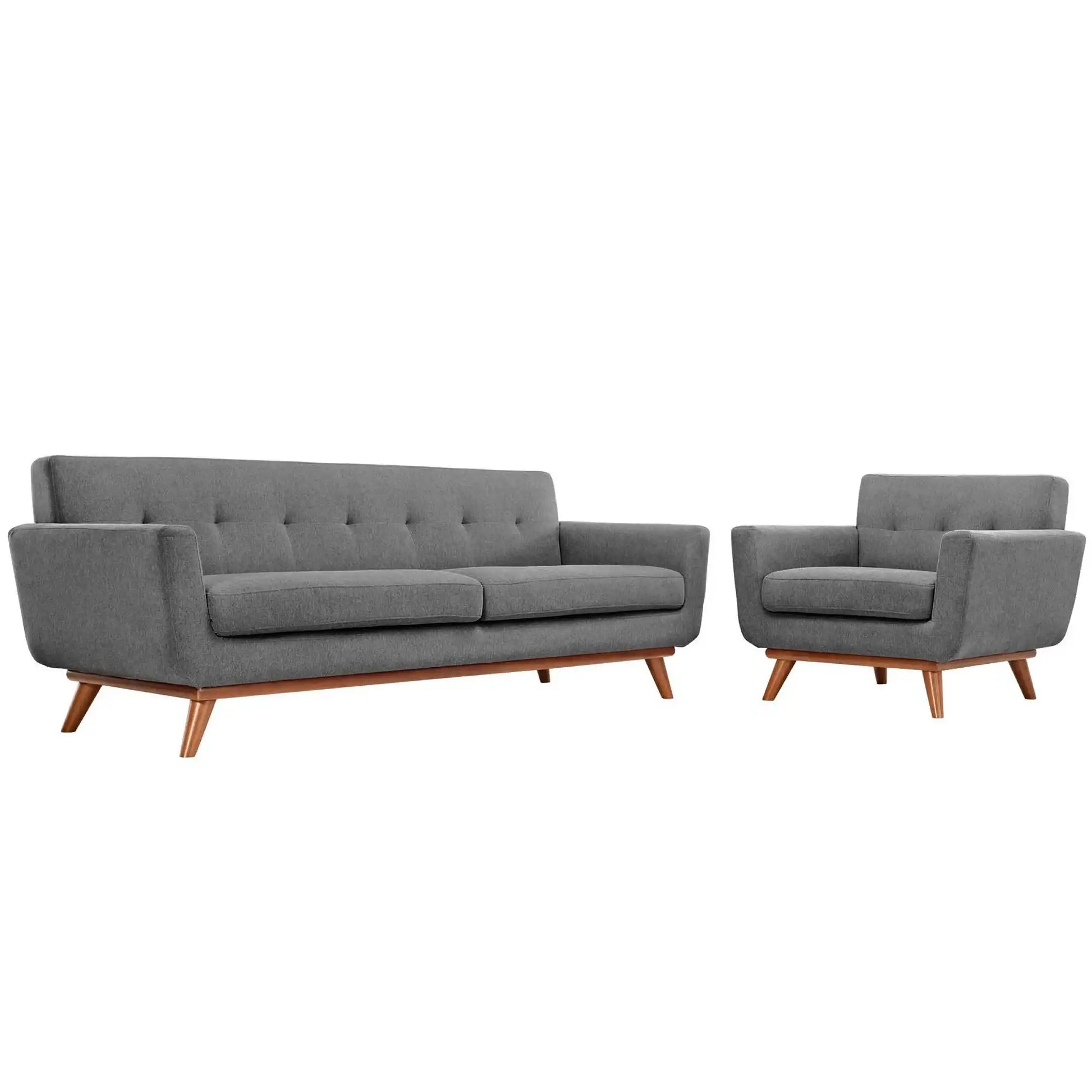Engage Armchair and Sofa Set of 2 by Modway - Best Buy Furniture