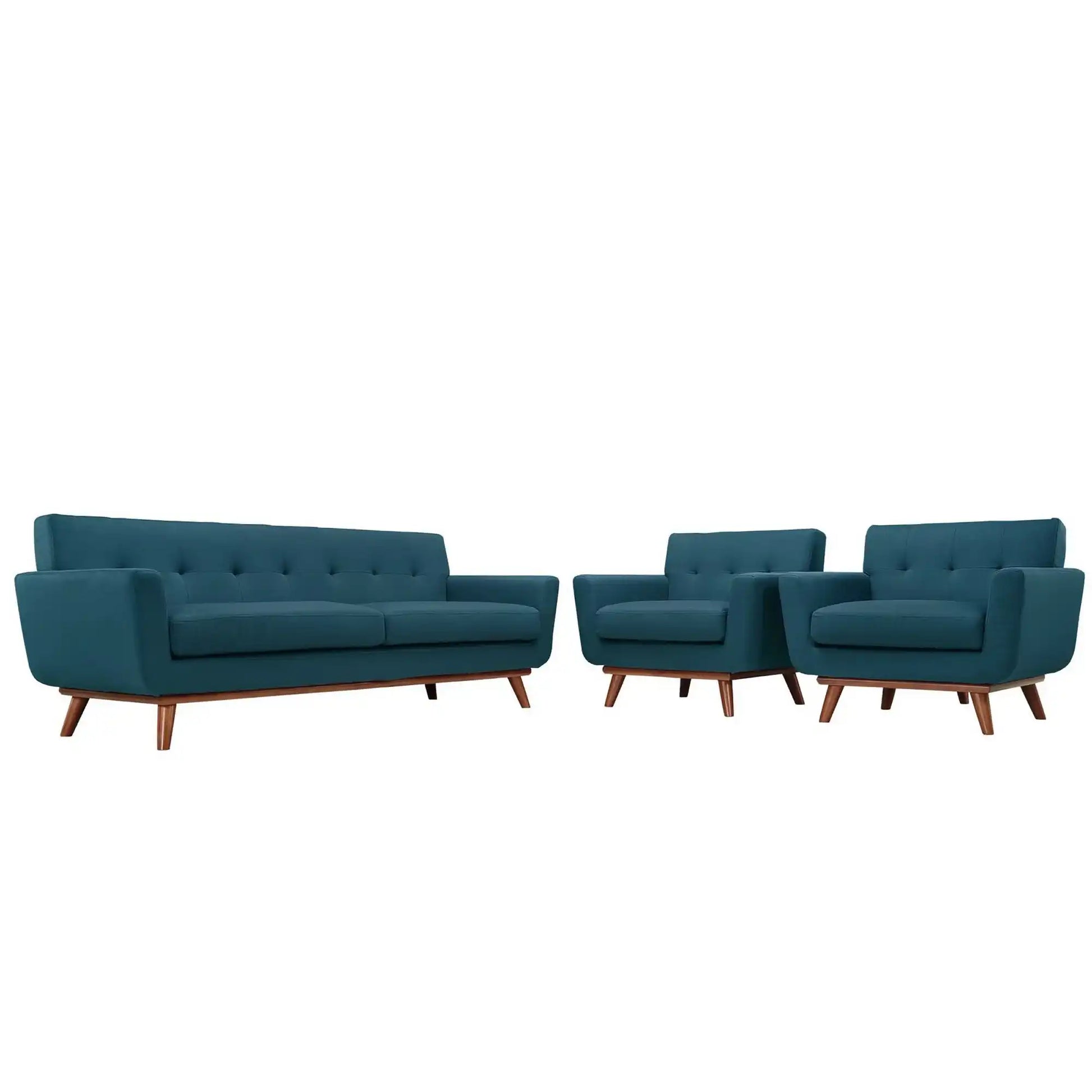 Engage Armchairs and Sofa Set of 3 by Modway - Best Buy Furniture