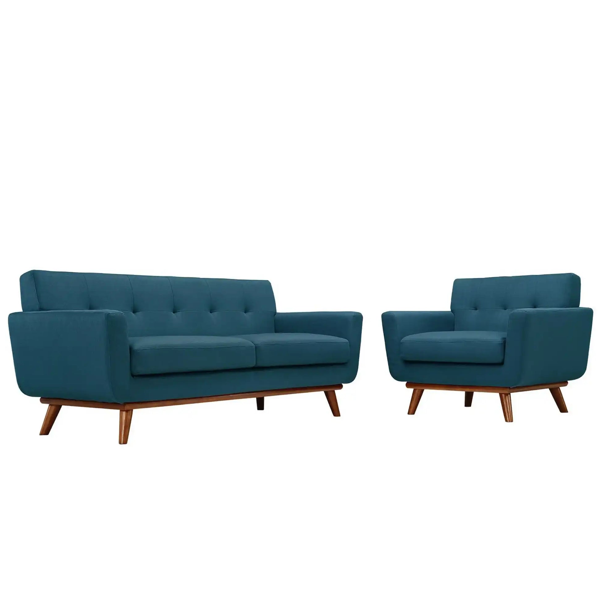 Engage Armchair and Loveseat Set of 2 by Modway - Best Buy Furniture