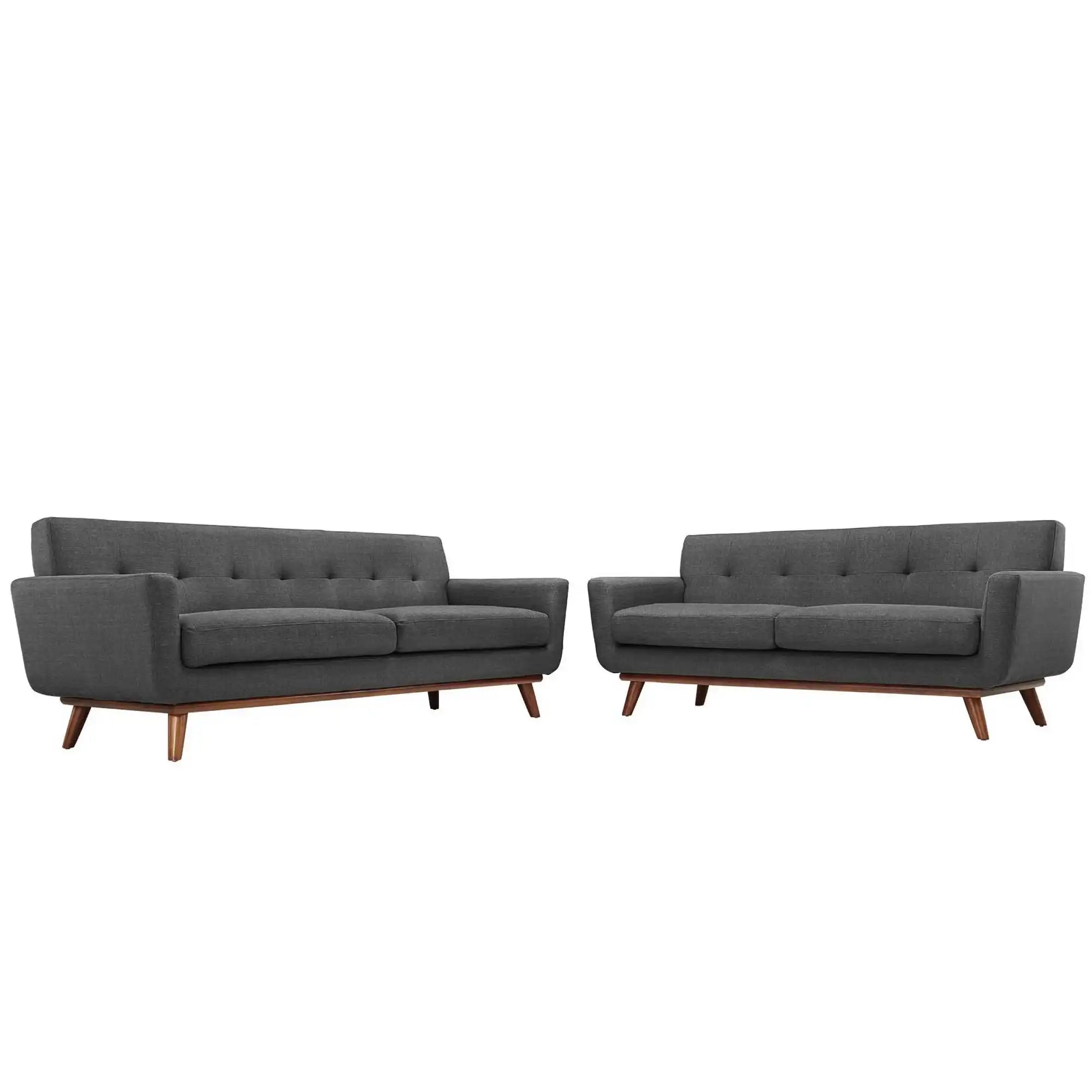 Engage Loveseat and Sofa Set of 2 by Modway - Best Buy Furniture