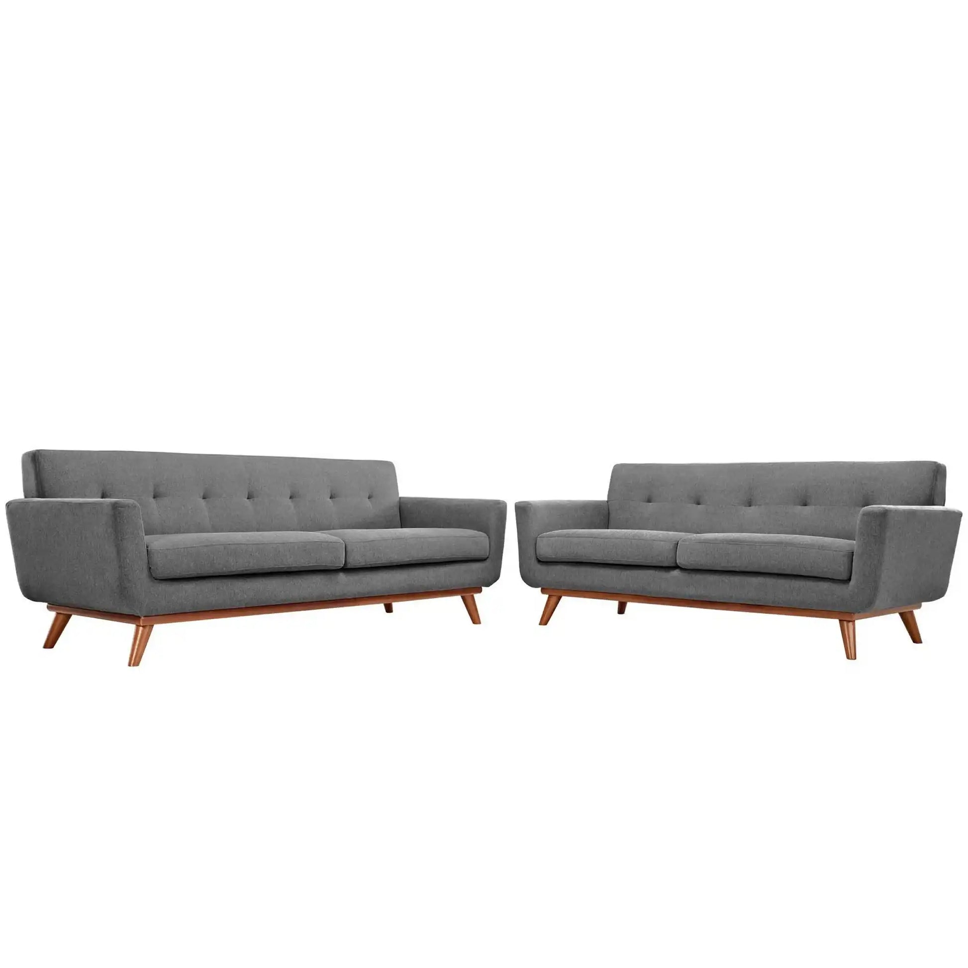 Engage Loveseat and Sofa Set of 2 by Modway - Best Buy Furniture