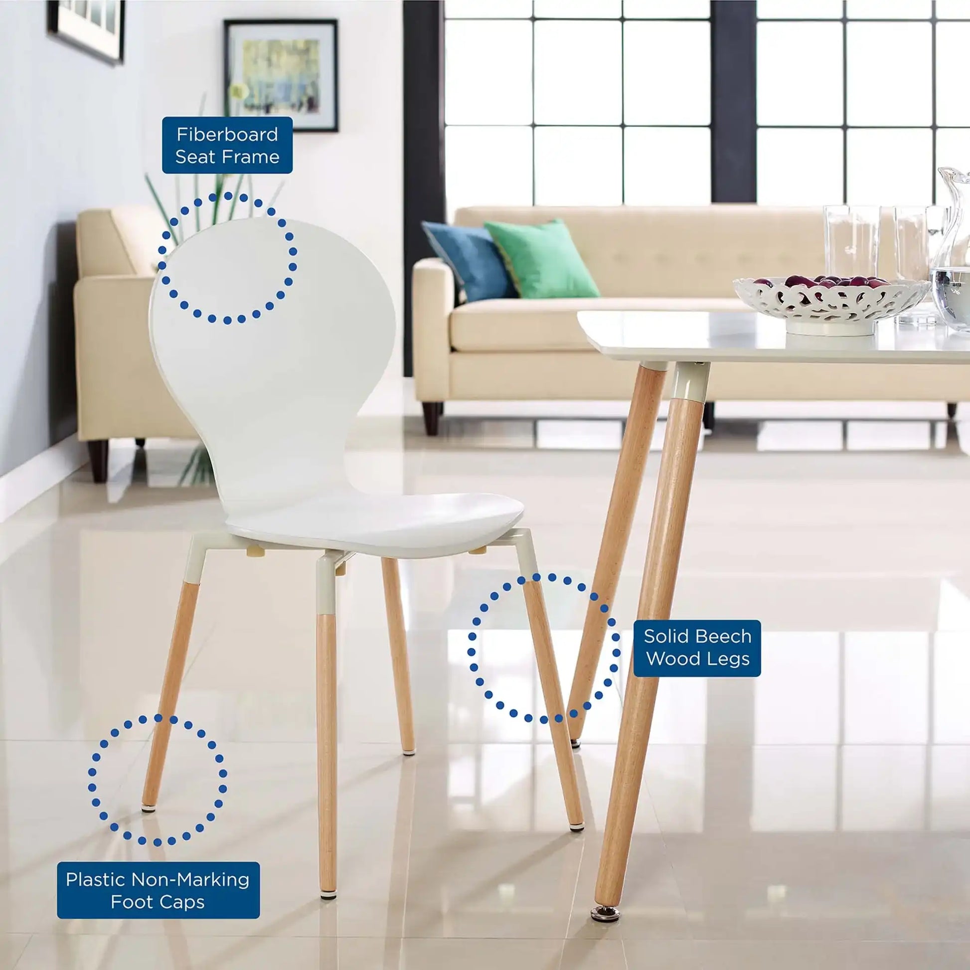 Path Dining Chair Set of 2 by Modway - Best Buy Furniture