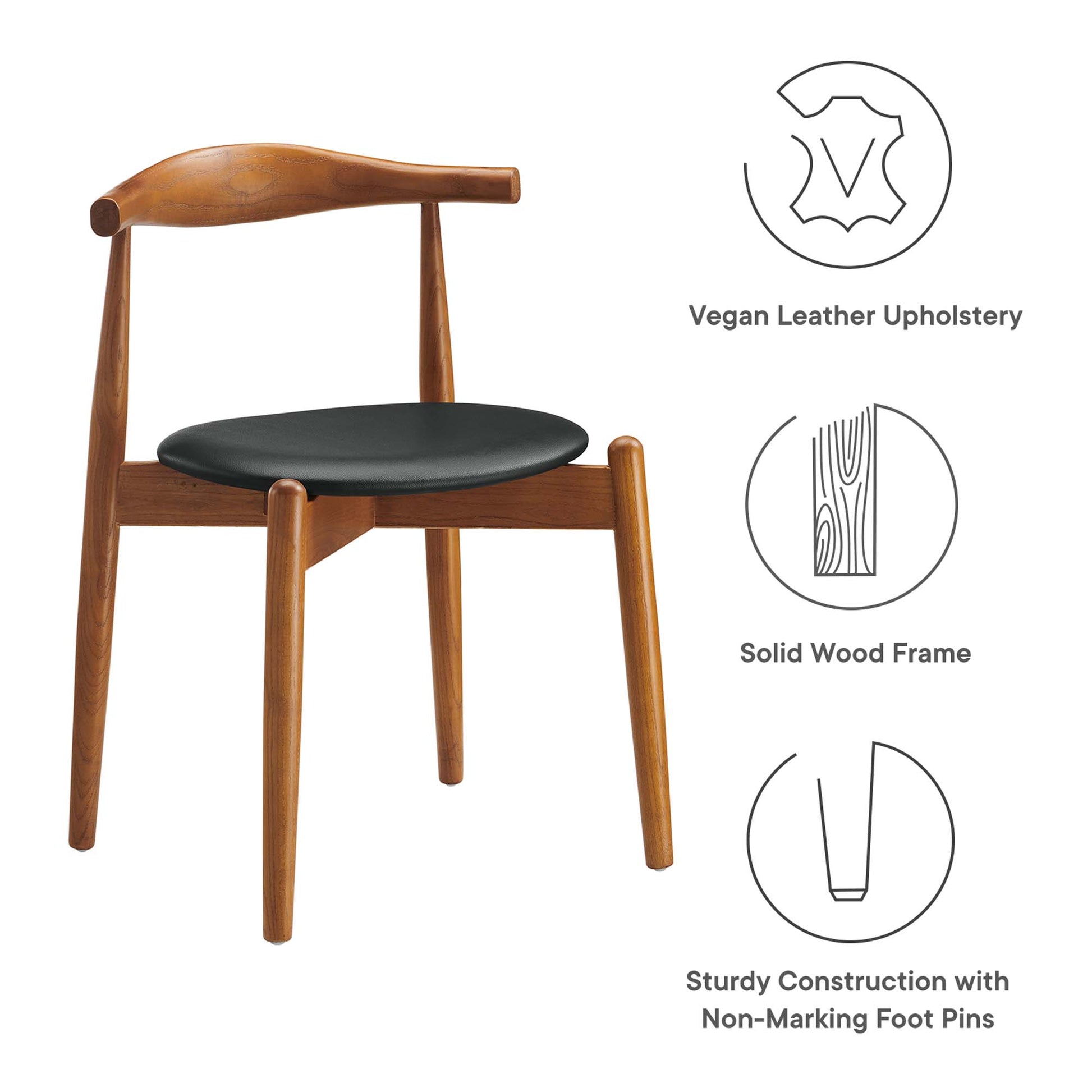 Stalwart Dining Side Chairs Set of 2 by Modway - Best Buy Furniture