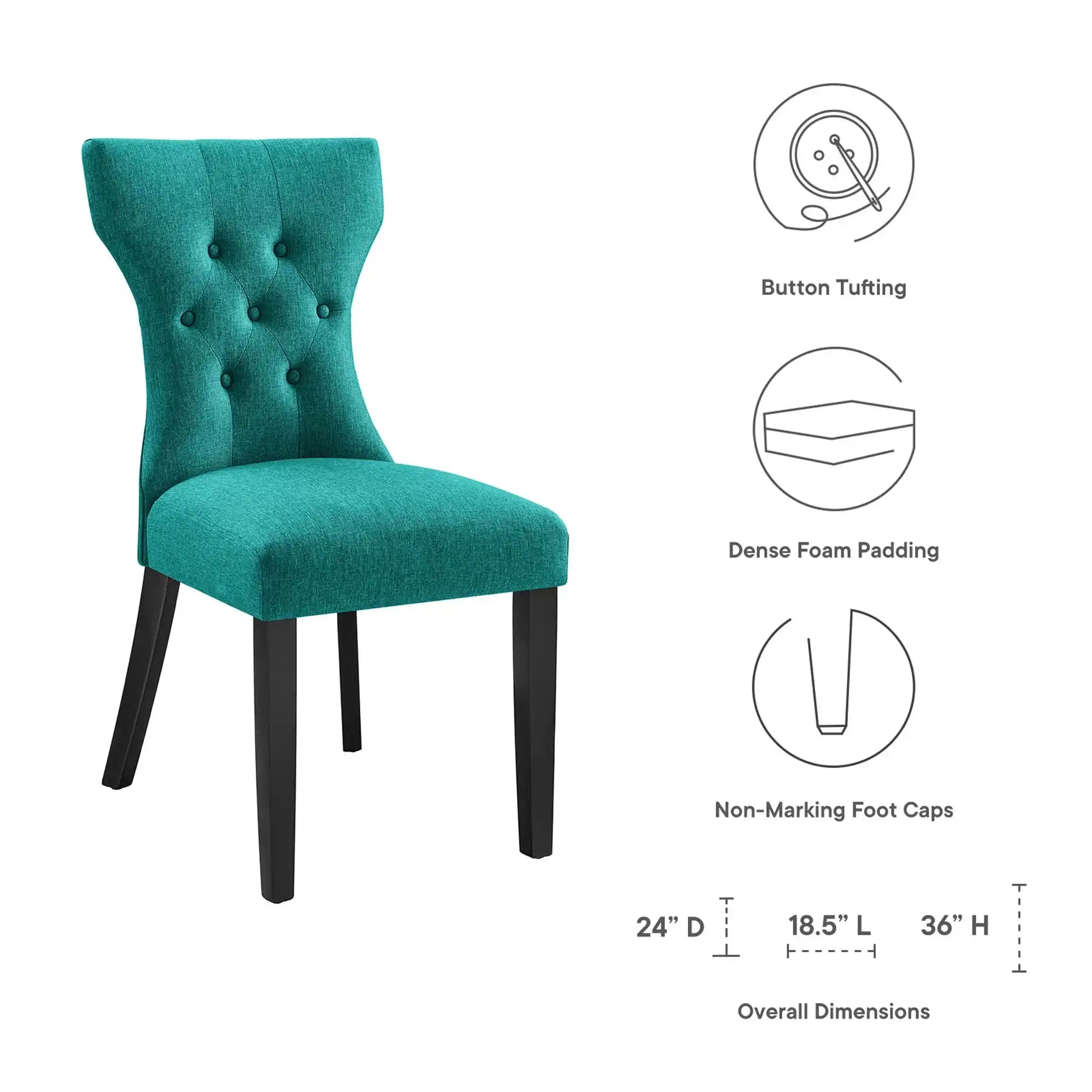 Silhouette Dining Side Chair by Modway - Best Buy Furniture