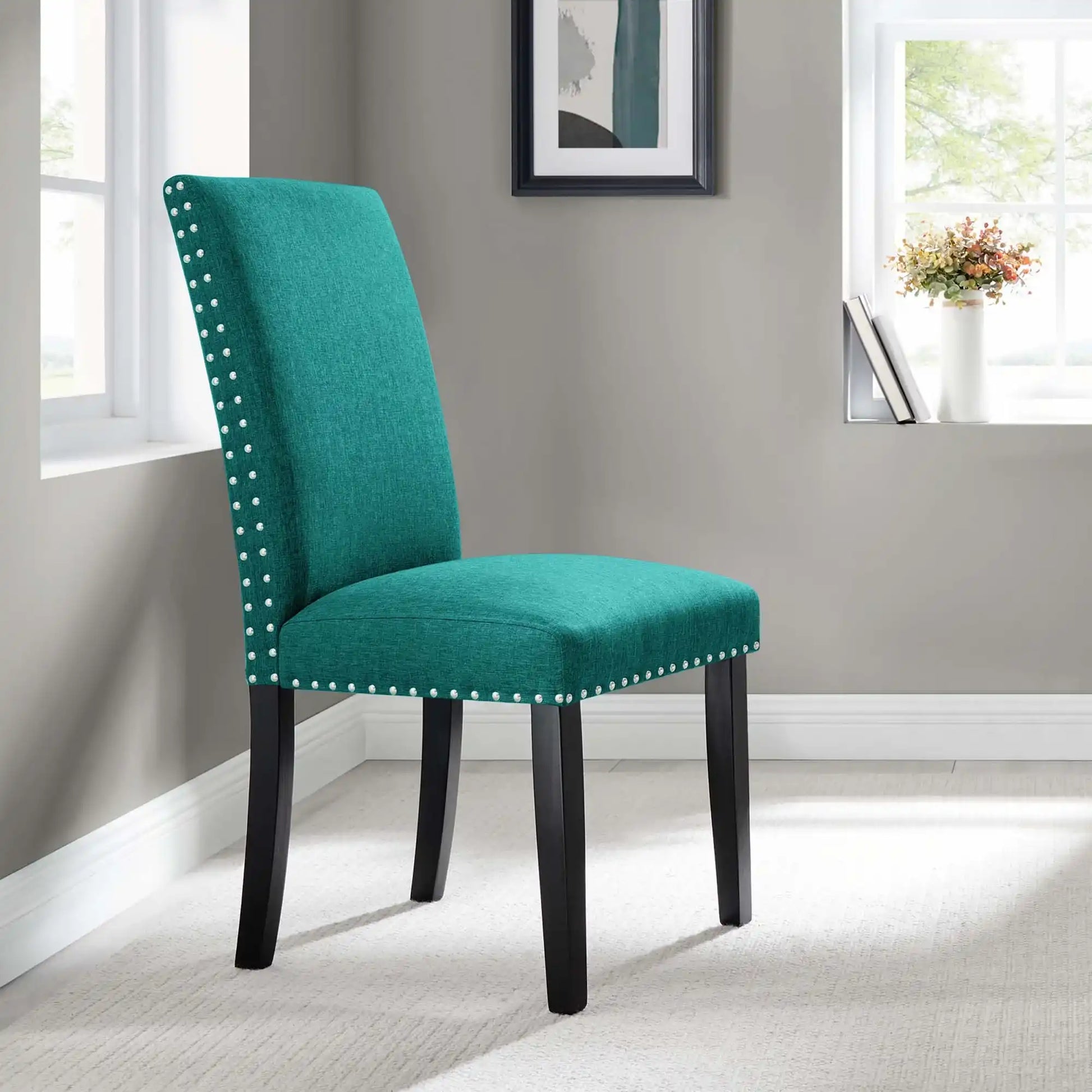 Parcel Dining Upholstered Fabric Side Chair by Modway - Best Buy Furniture