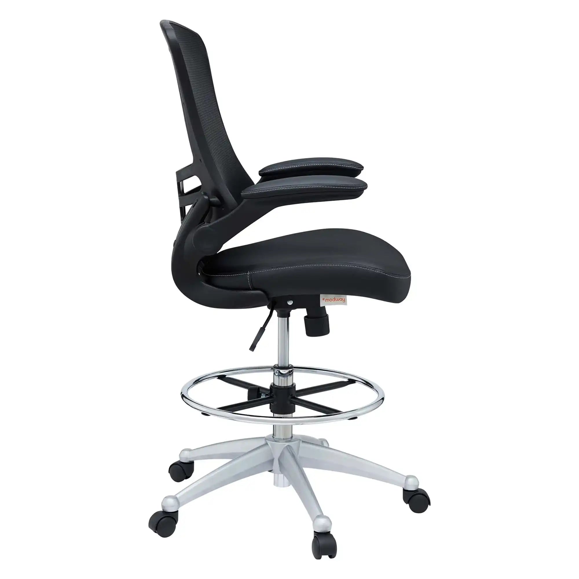 Attainment Vinyl Drafting Chair by Modway - Best Buy Furniture