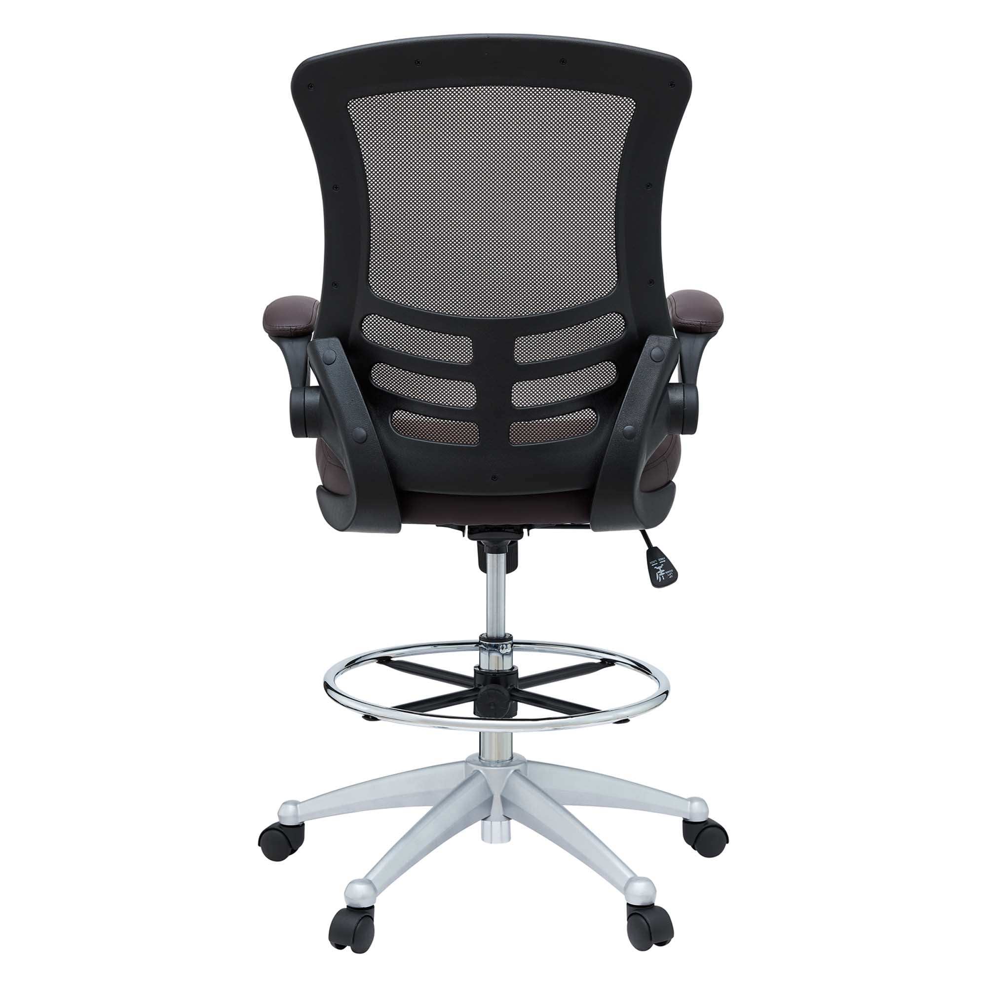 Attainment Vinyl Drafting Chair by Modway - Best Buy Furniture