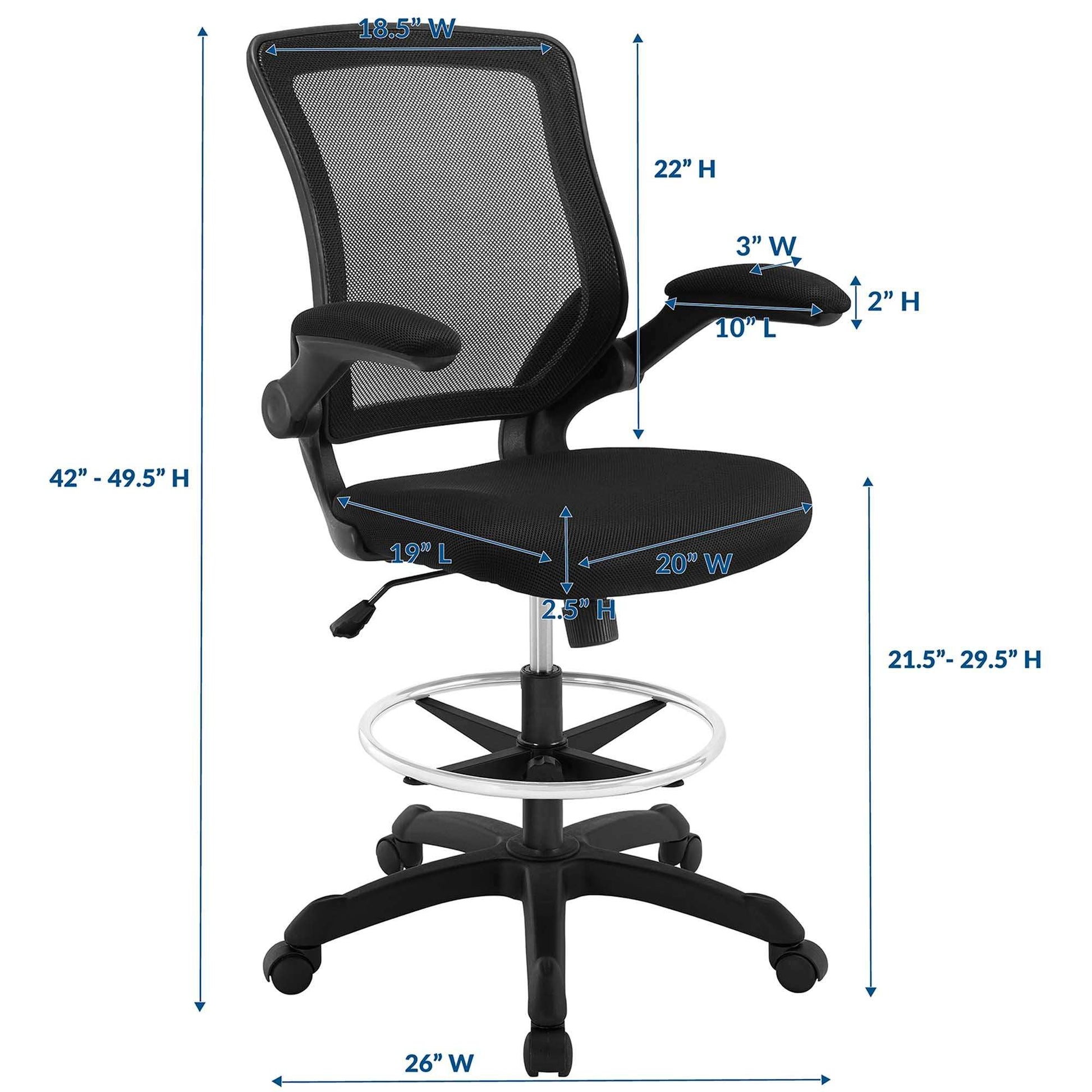 Veer Drafting Chair by Modway - Best Buy Furniture