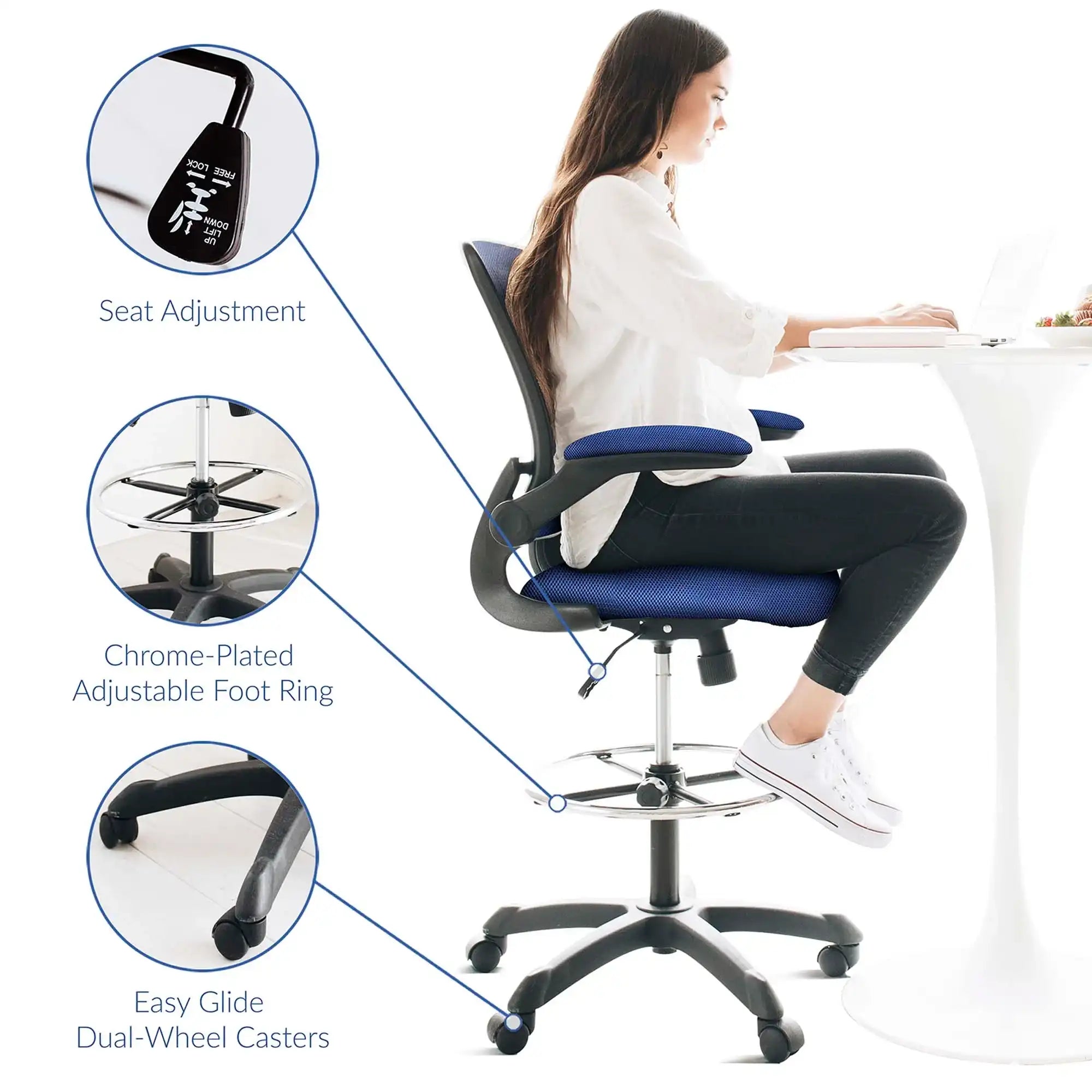 Veer Drafting Chair by Modway - Best Buy Furniture