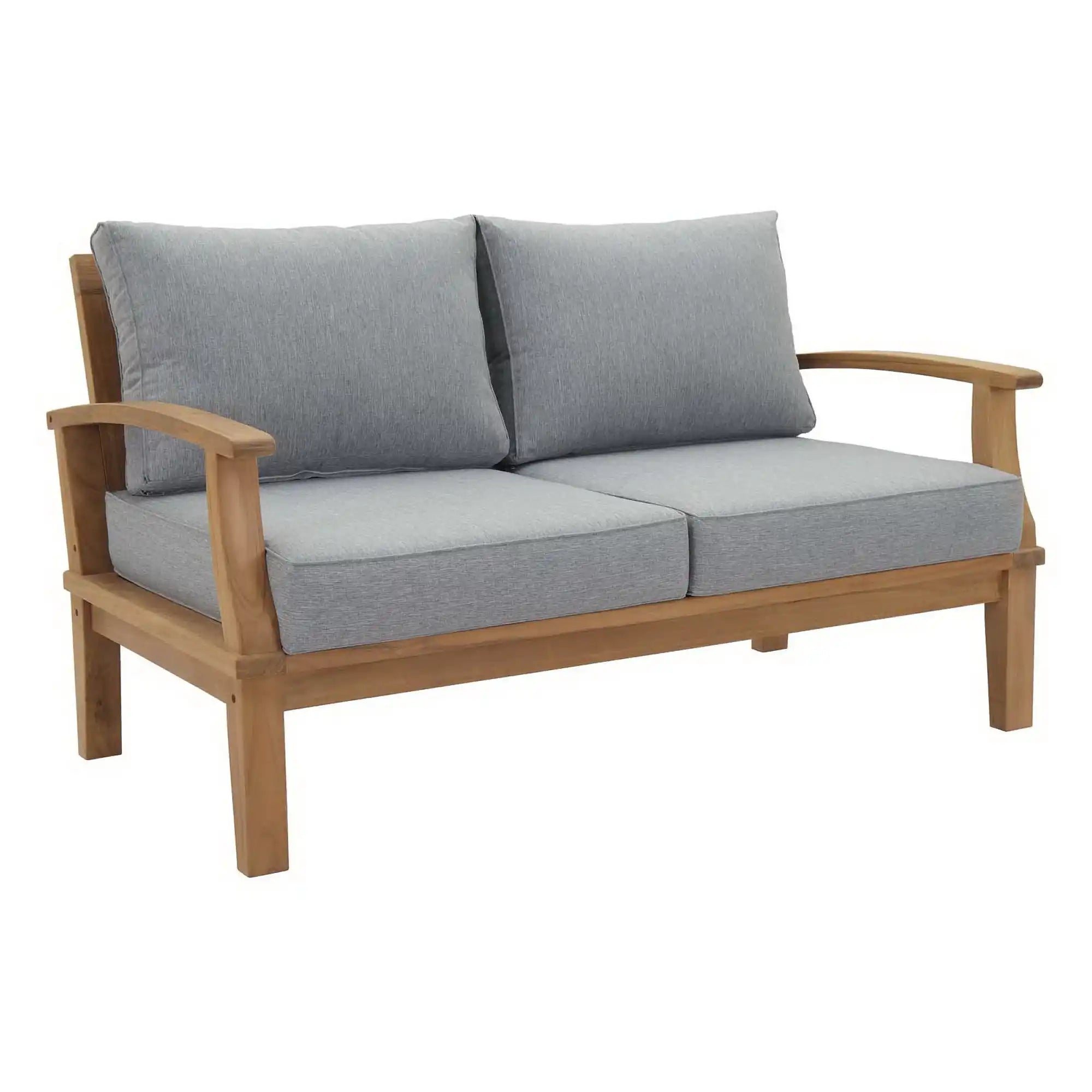 Marina 4 Piece Outdoor Patio Teak Set by Modway - Best Buy Furniture