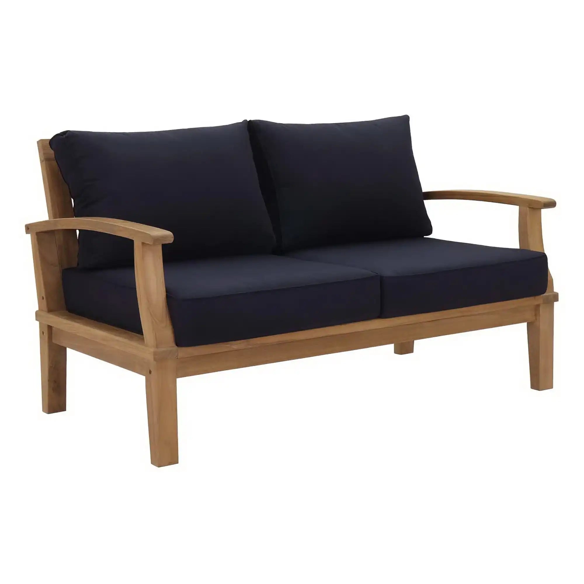 Marina 4 Piece Outdoor Patio Teak Set by Modway - Best Buy Furniture