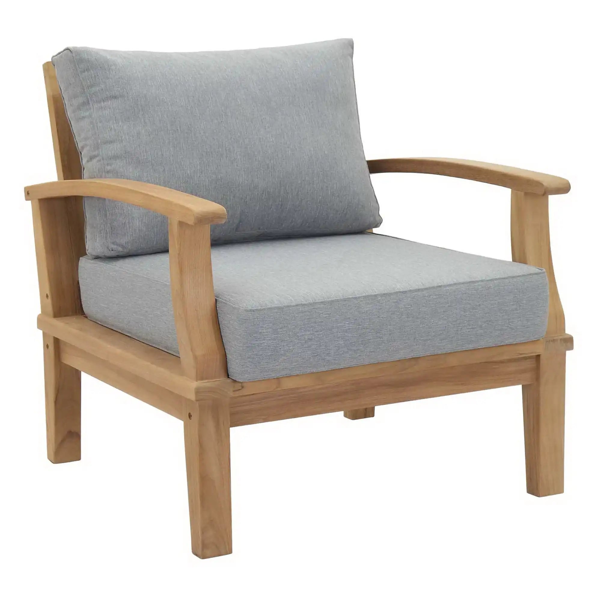 Marina 10 Piece Outdoor Patio Teak Set by Modway - Best Buy Furniture