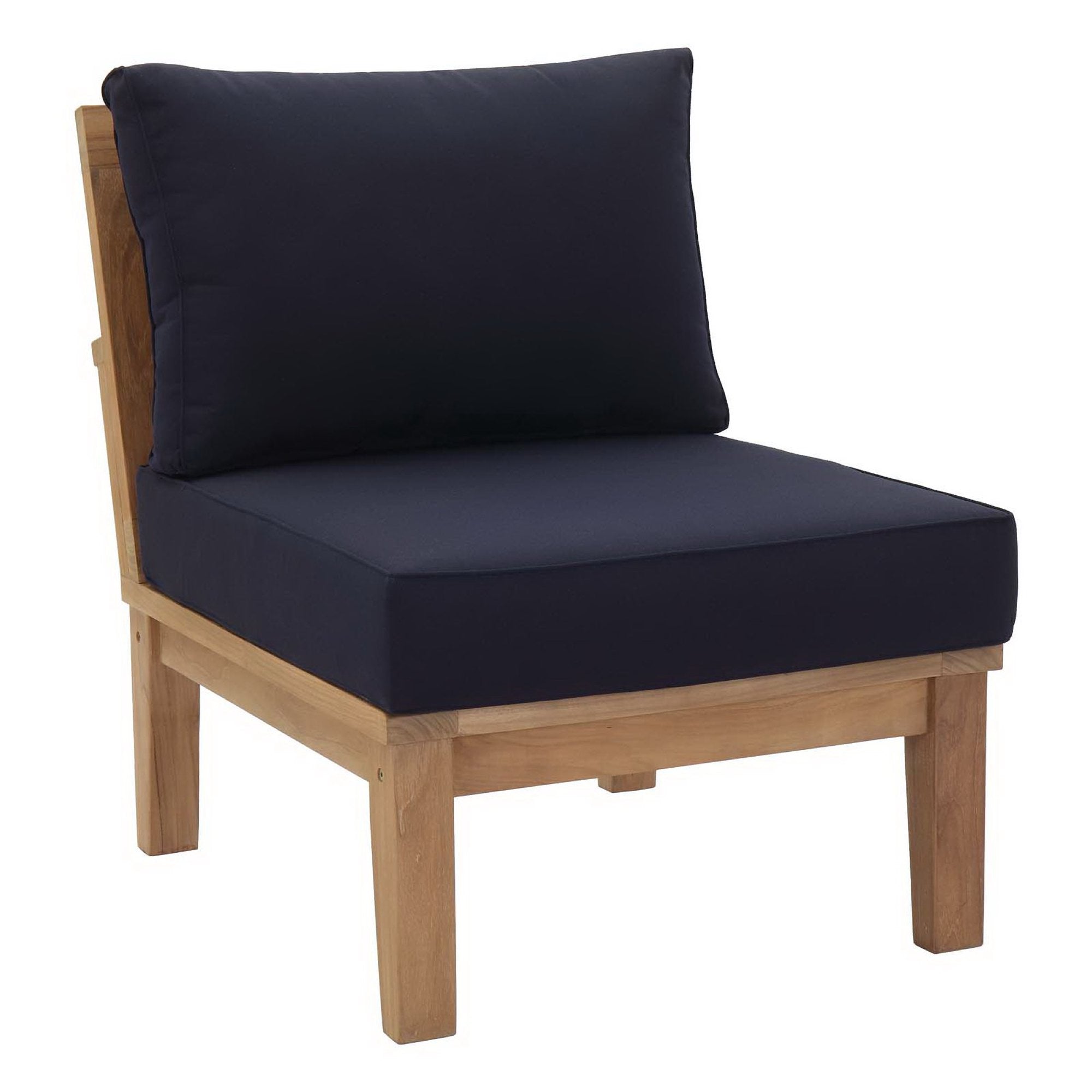 Marina 9 Piece Outdoor Patio Teak Set by Modway - Best Buy Furniture