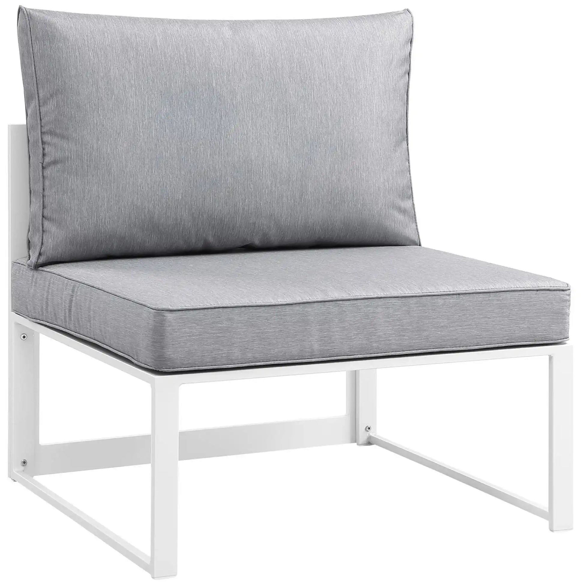 Fortuna Armless Outdoor Patio Chair by Modway - Best Buy Furniture
