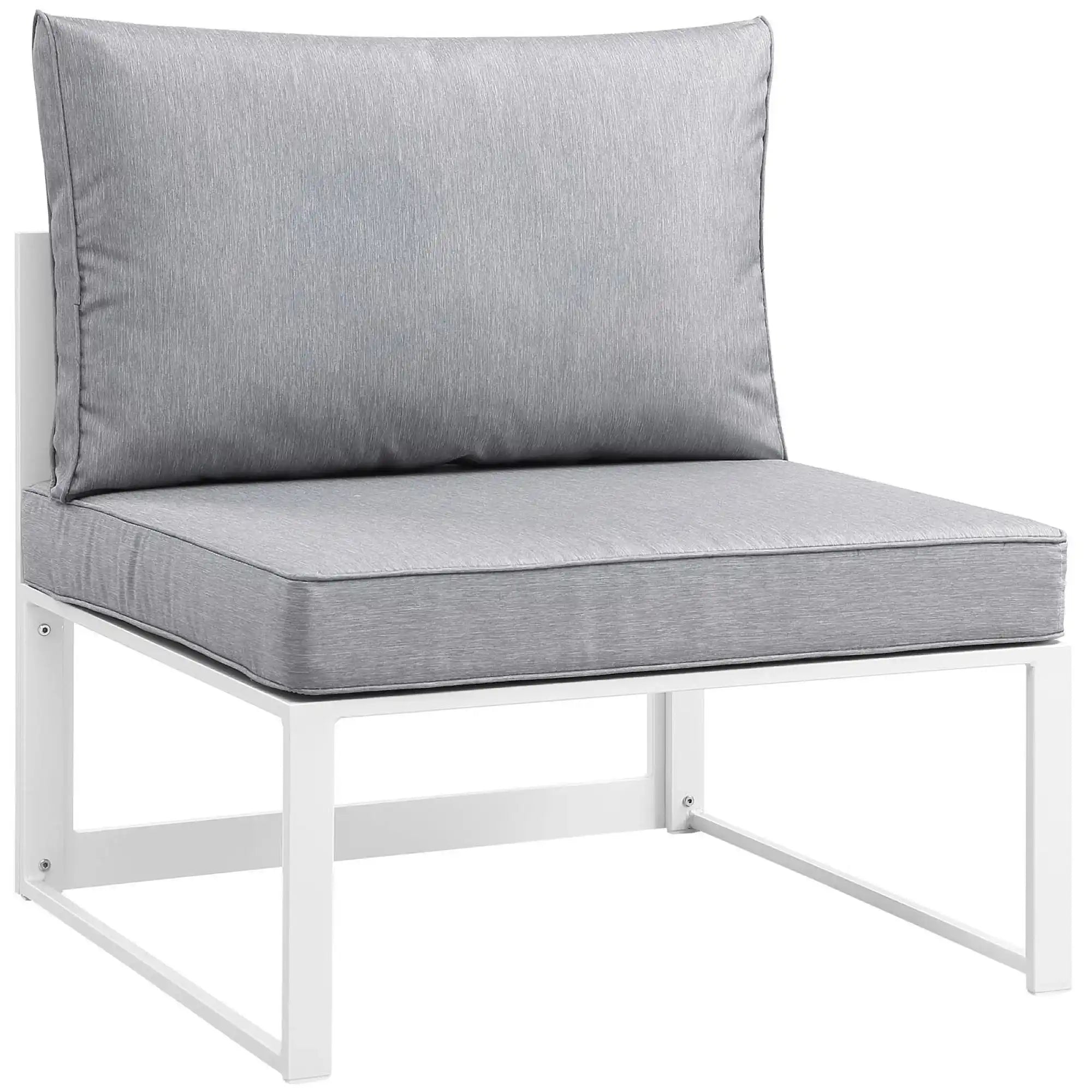 Fortuna Armless Outdoor Patio Chair by Modway - Best Buy Furniture
