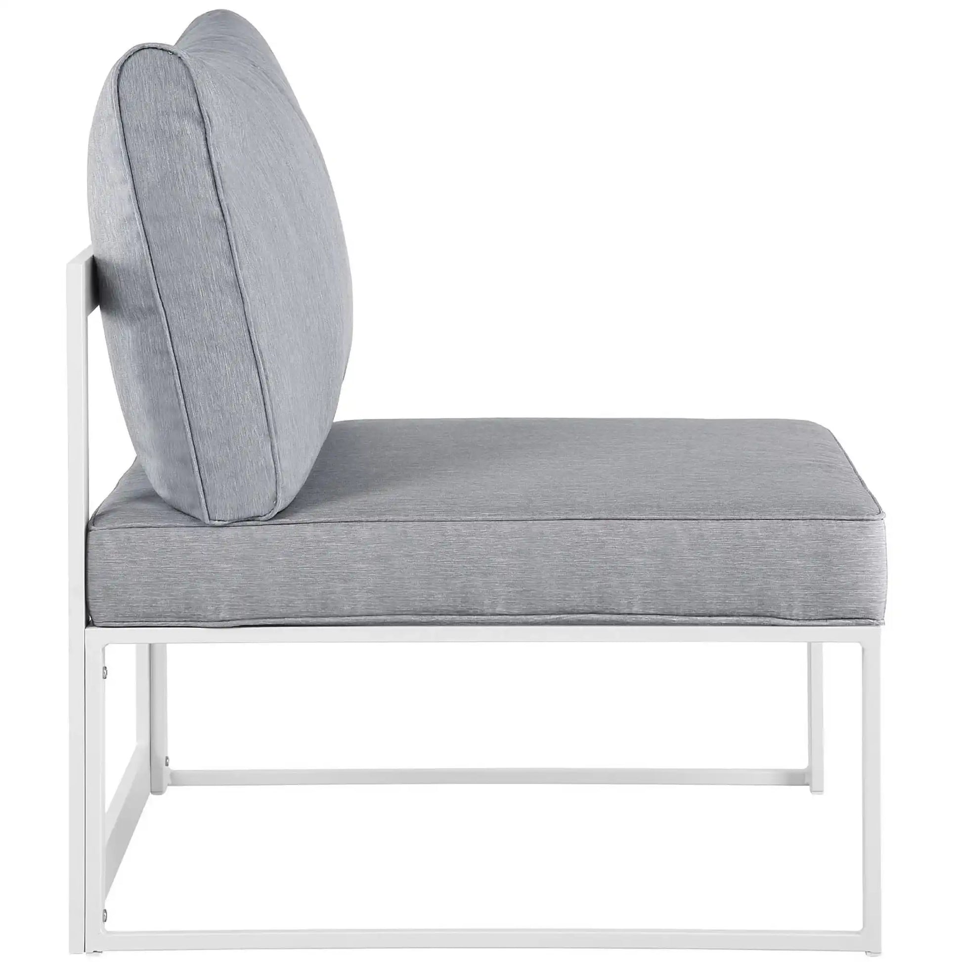 Fortuna Armless Outdoor Patio Chair by Modway - Best Buy Furniture